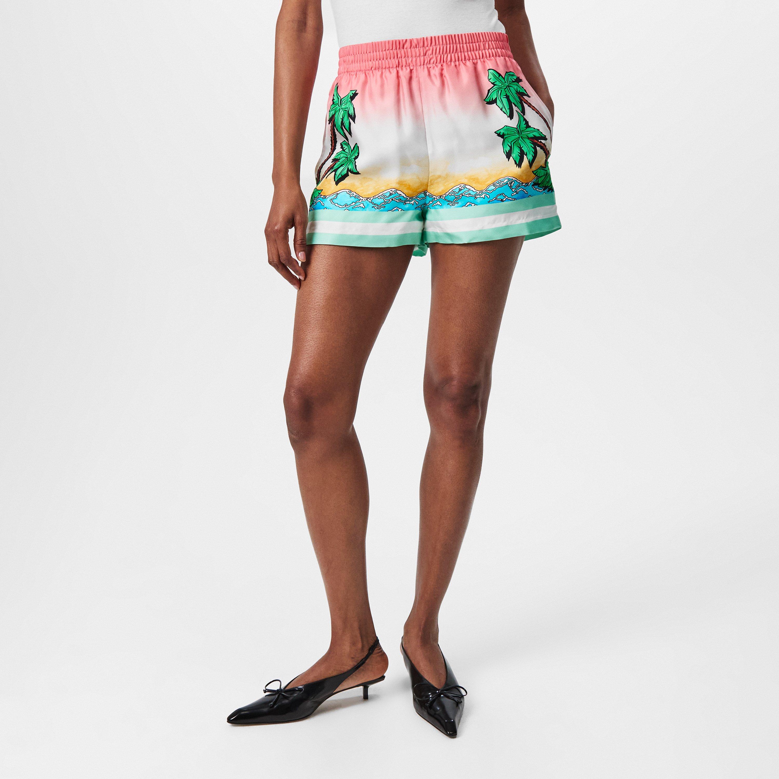 Pink - Casablanca - Women's Casa Woven Tracksuit Shorts - 3