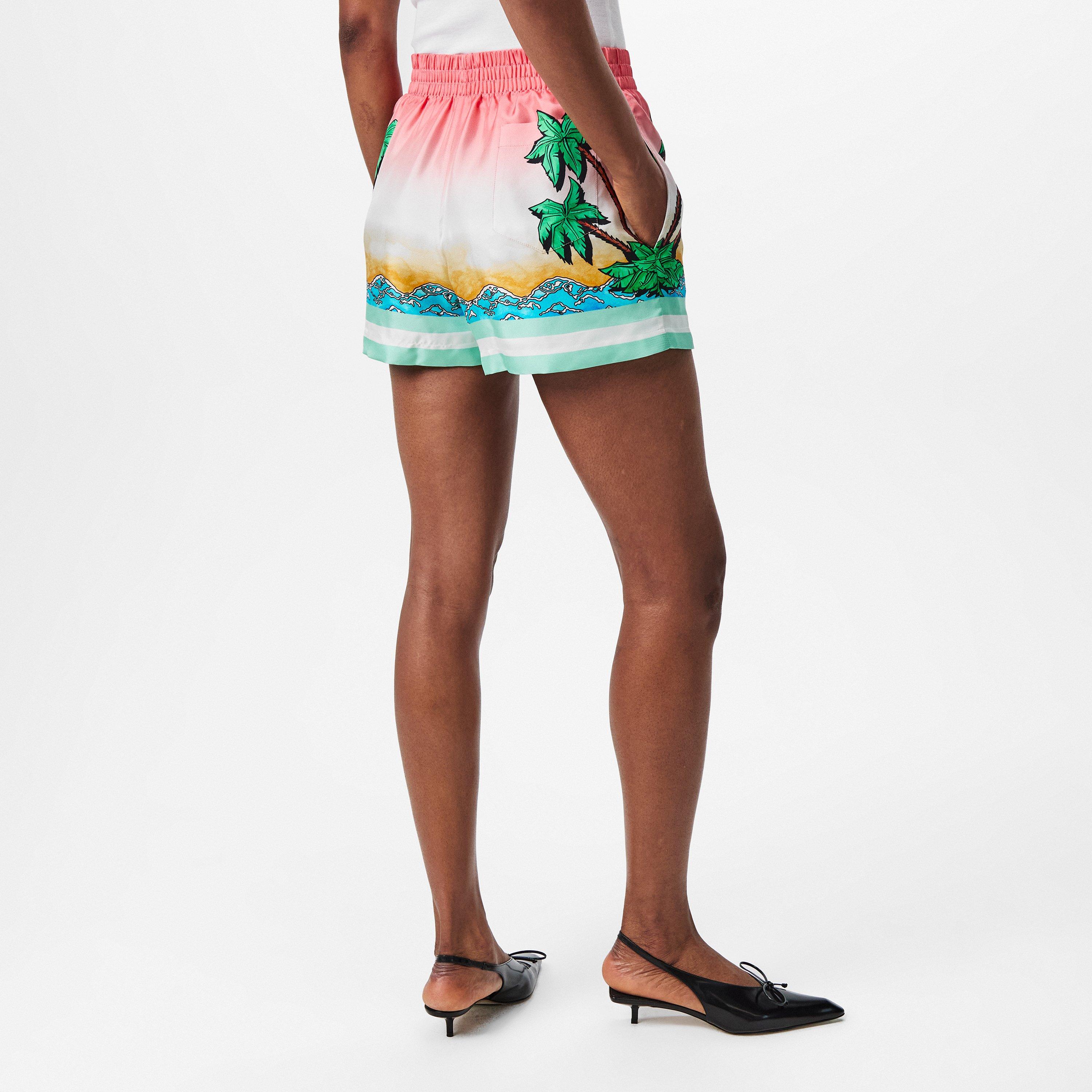 Pink - Casablanca - Women's Casa Woven Tracksuit Shorts - 4