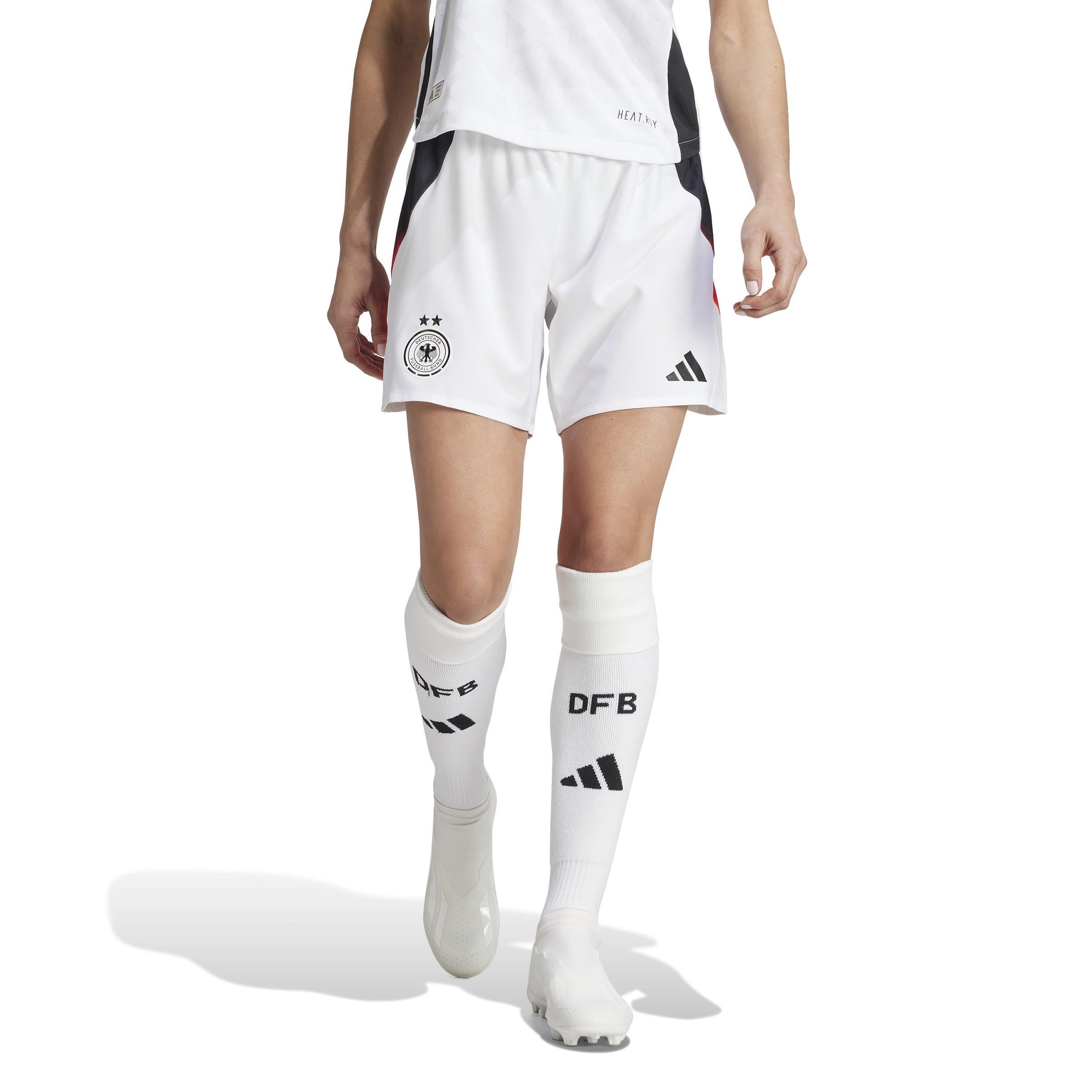 White - adidas - Germany Authentic Home Shorts 2024 Womens - 2