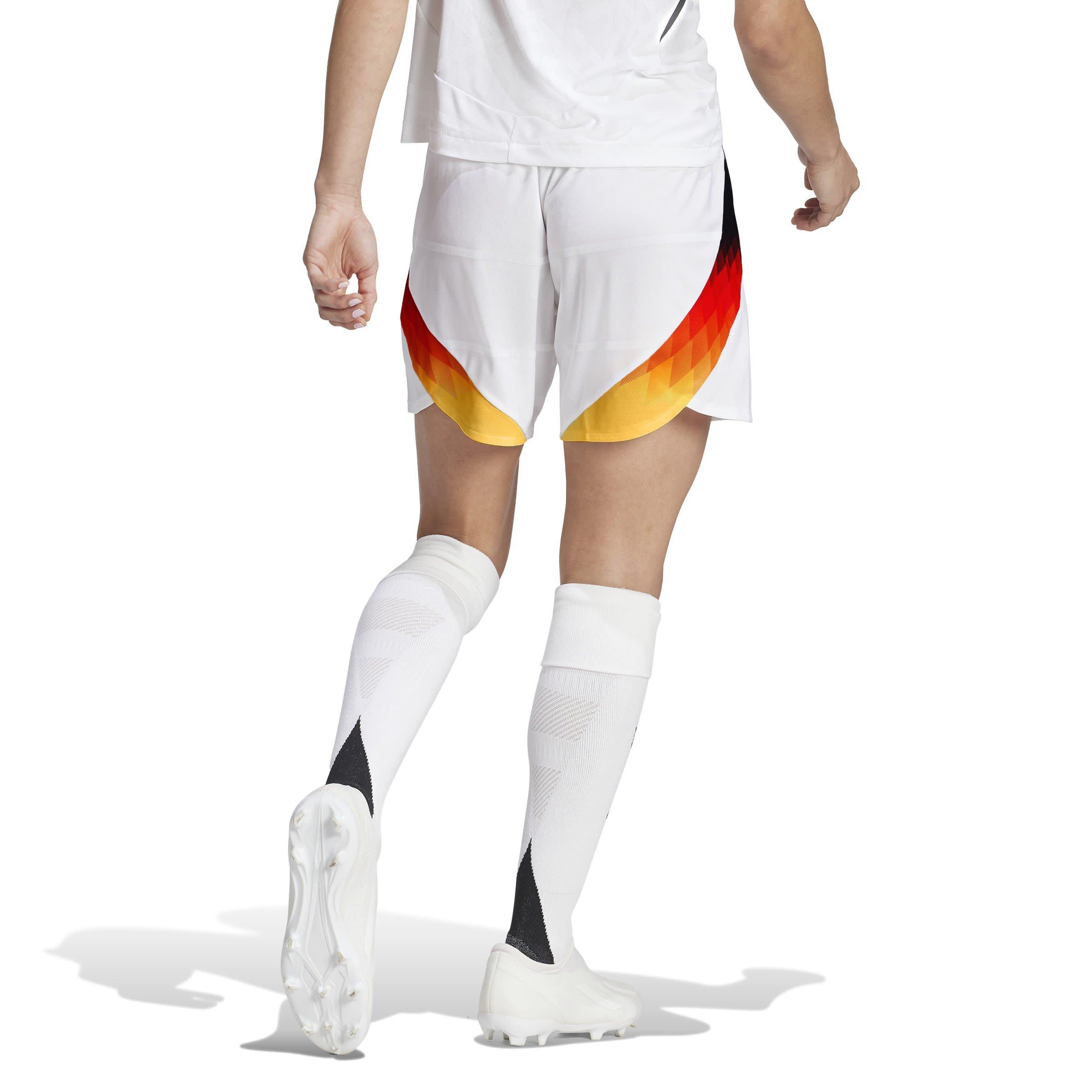 White - adidas - Germany Authentic Home Shorts 2024 Womens - 3