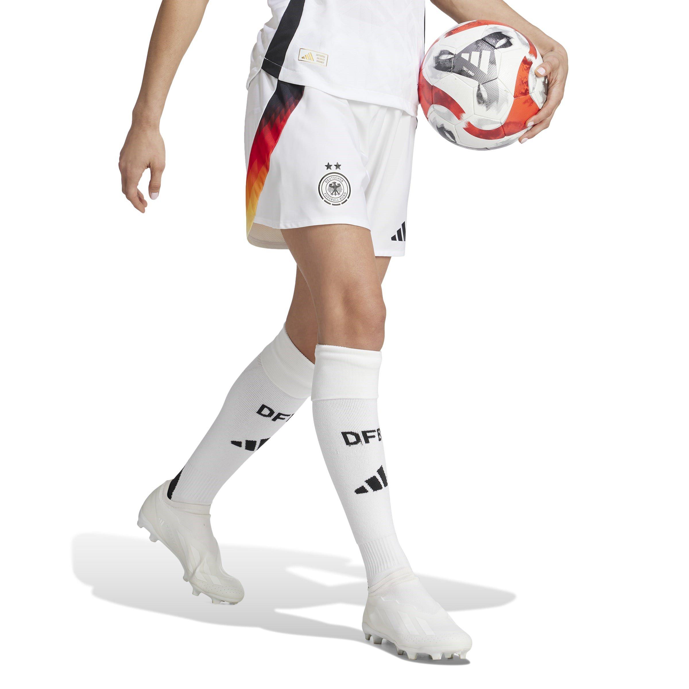 White - adidas - Germany Authentic Home Shorts 2024 Womens - 4