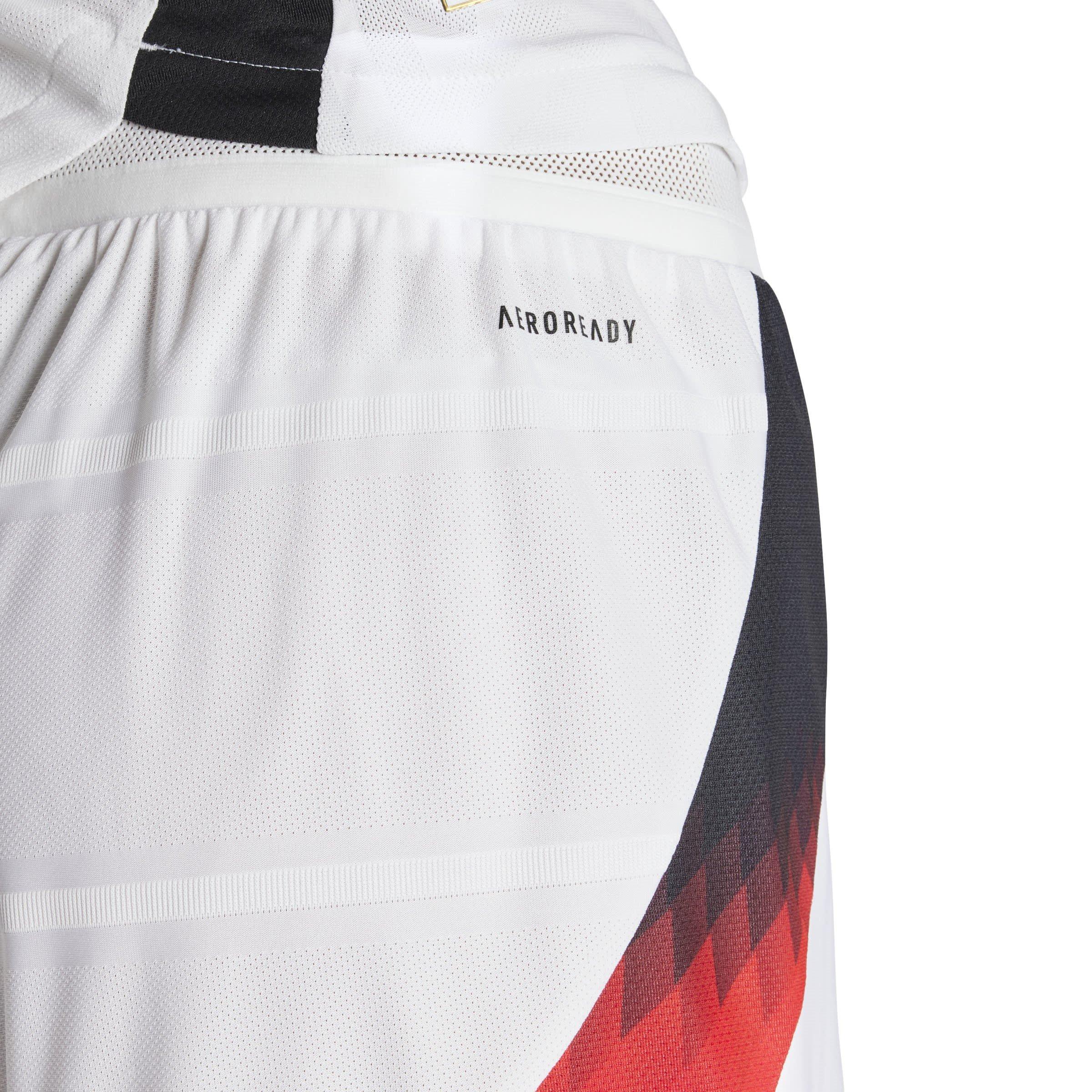 White - adidas - Germany Authentic Home Shorts 2024 Womens - 6
