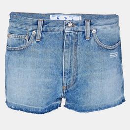 Off White Women's Corporate Woven Fabric Shirt