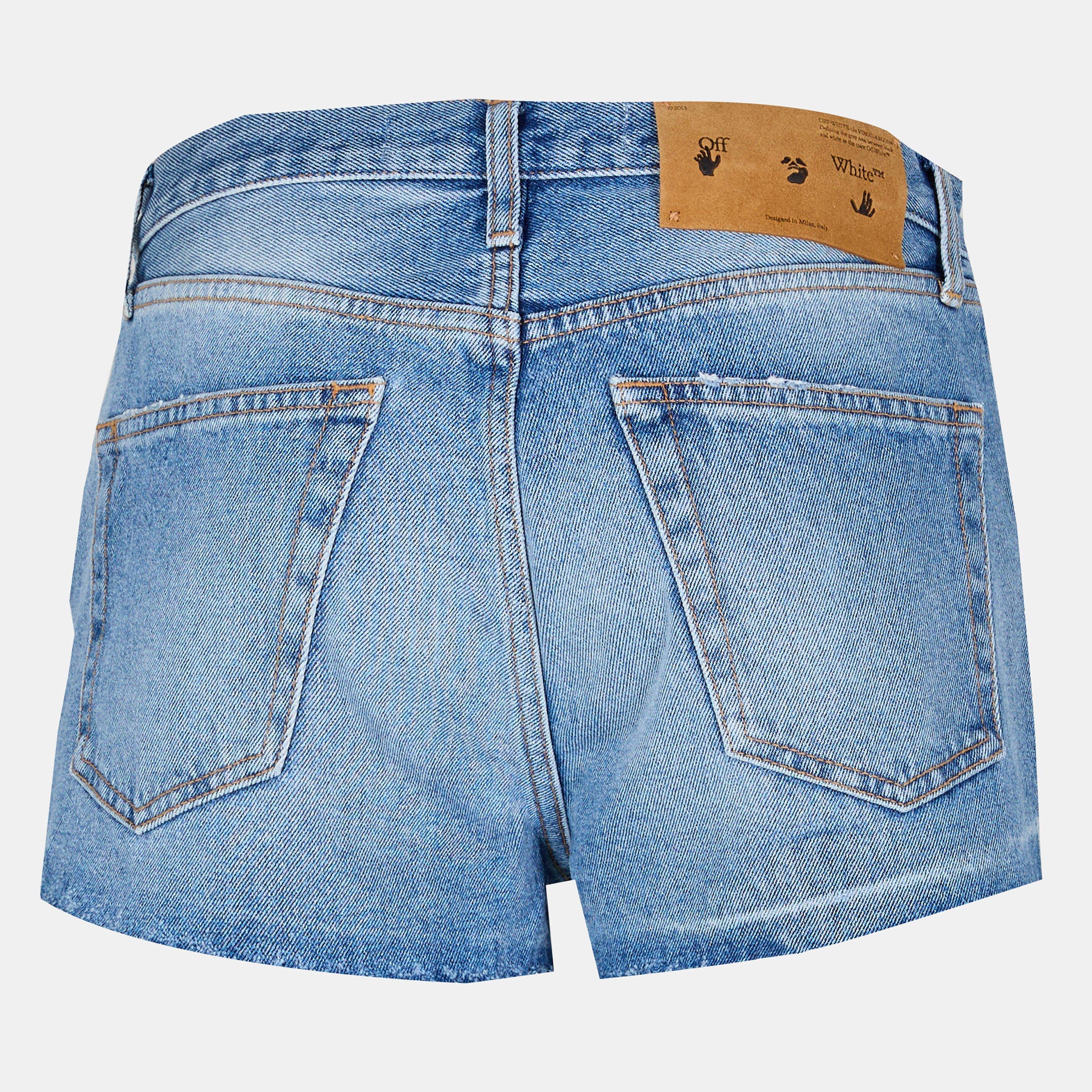 Blue - Off White - Women's Corporate Woven Fabric Shirt - 2