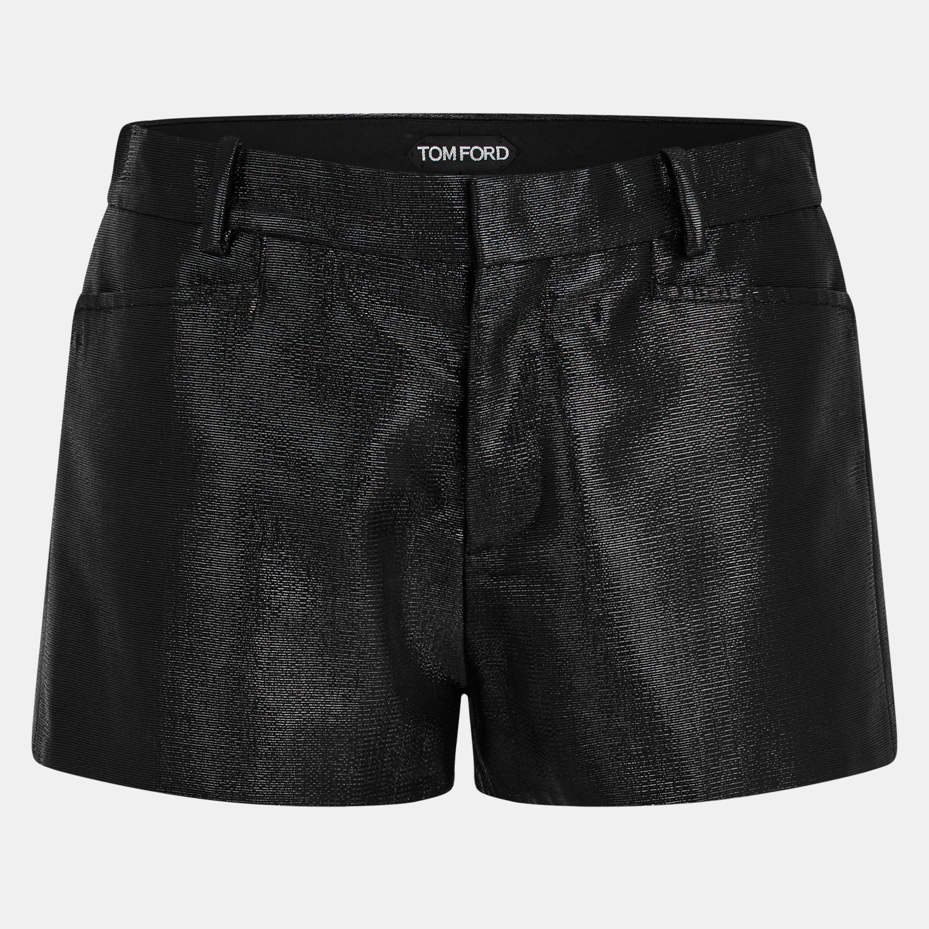 Black - Tom Ford - Women's Woven Shorts, Fabric - 1