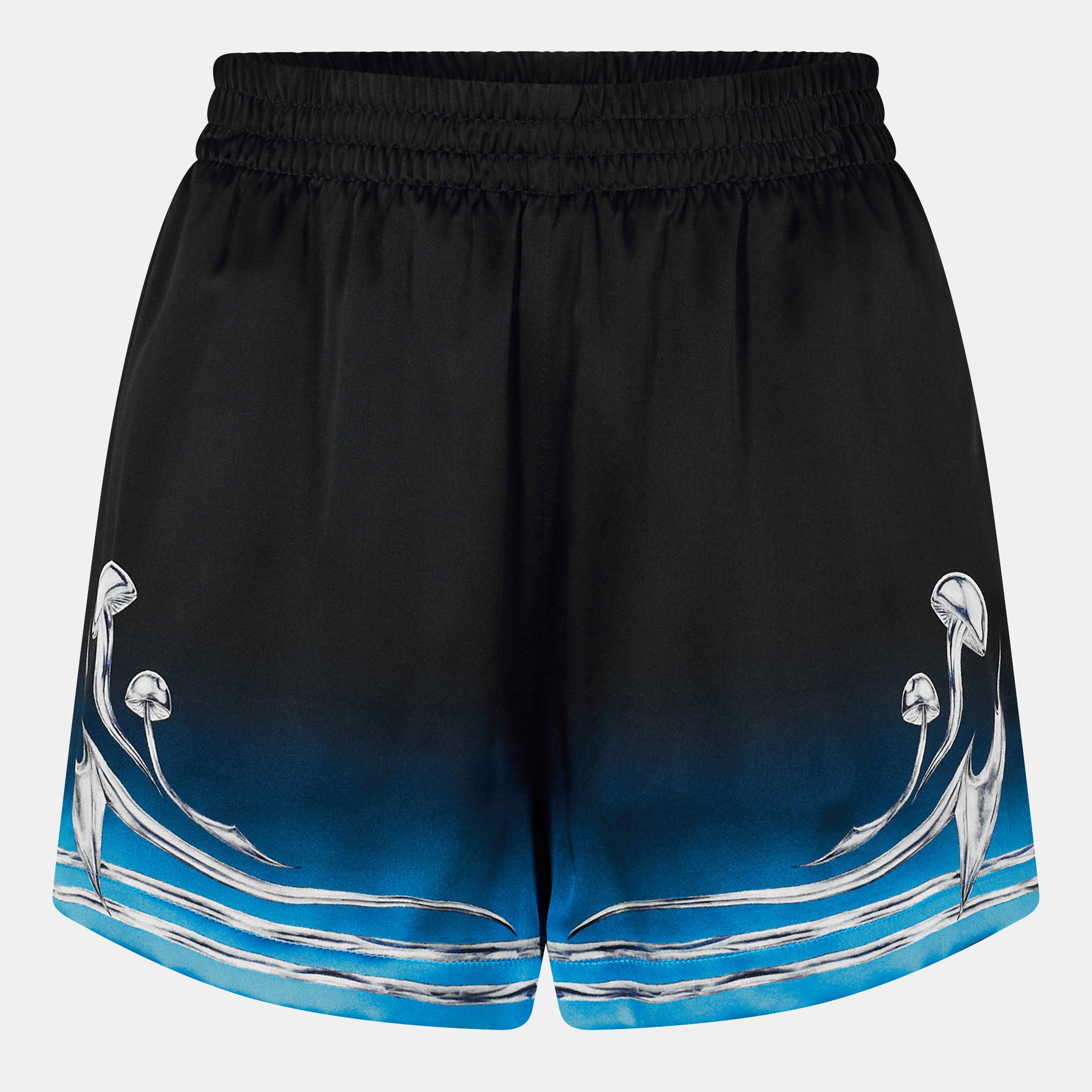 Blue - Casablanca - Women's Blade Woven Relaxed Fit Tracksuit Shorts - 1