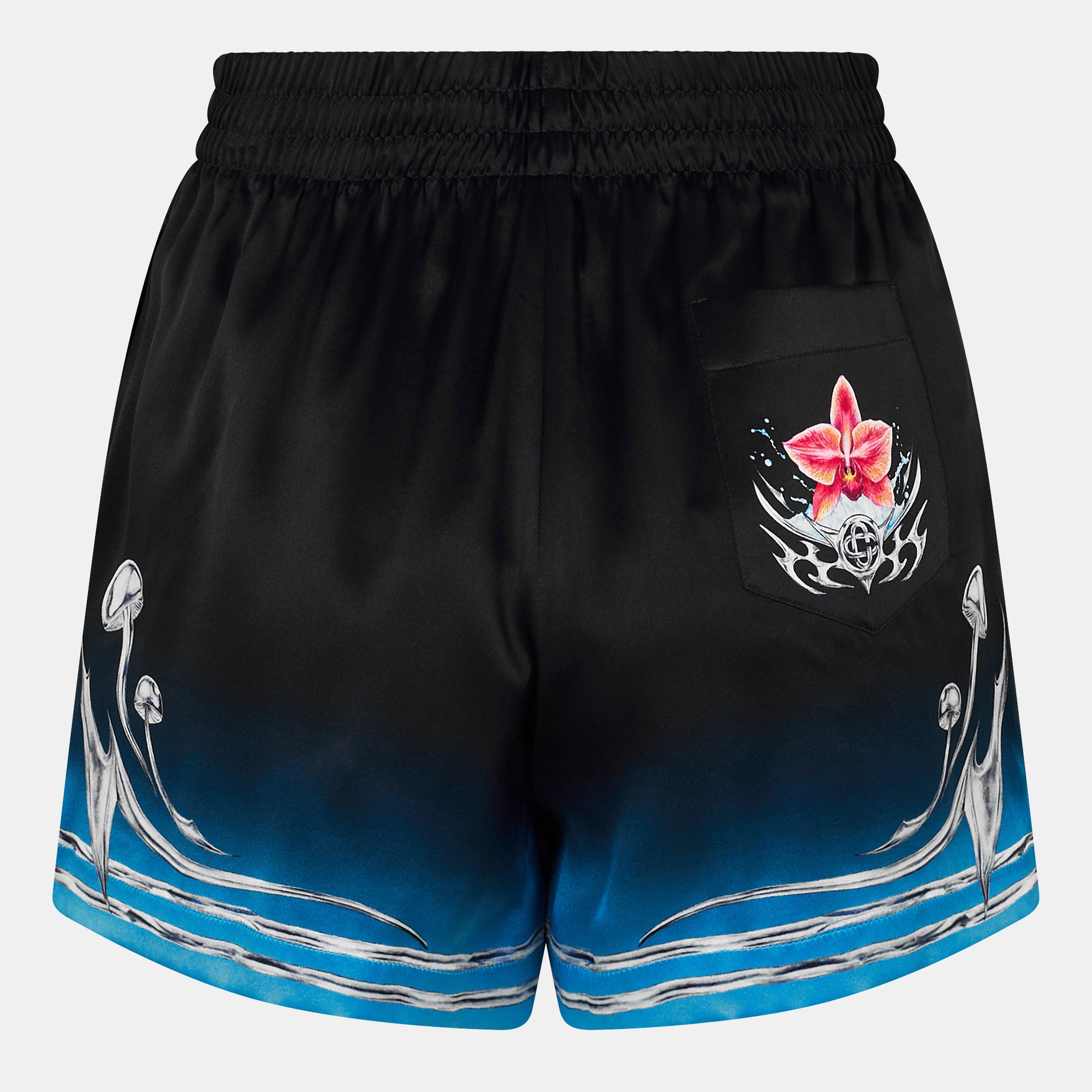 Blue - Casablanca - Women's Blade Woven Relaxed Fit Tracksuit Shorts - 2