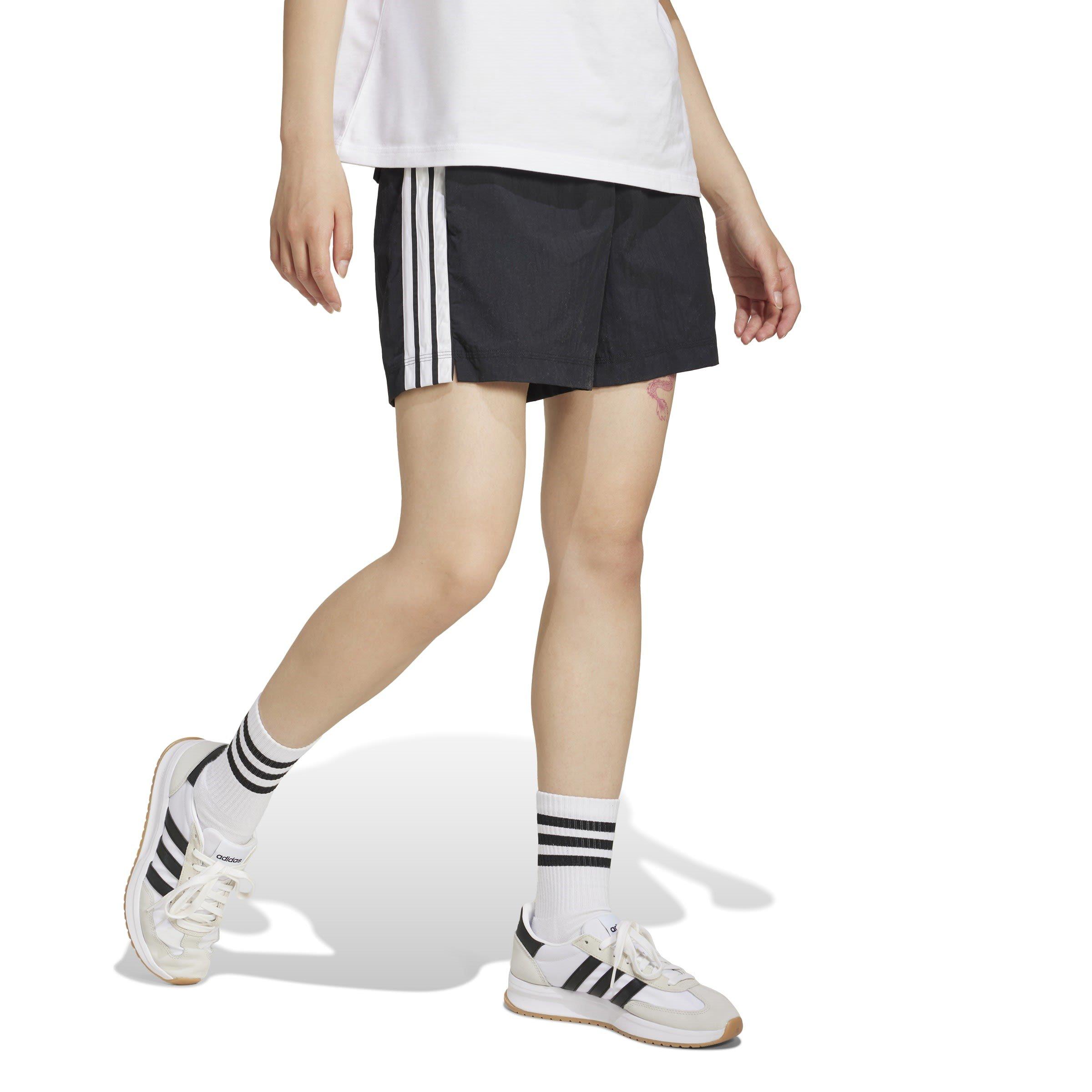 Black/White - adidas - Women's Woven Tracksuit Shorts - 6