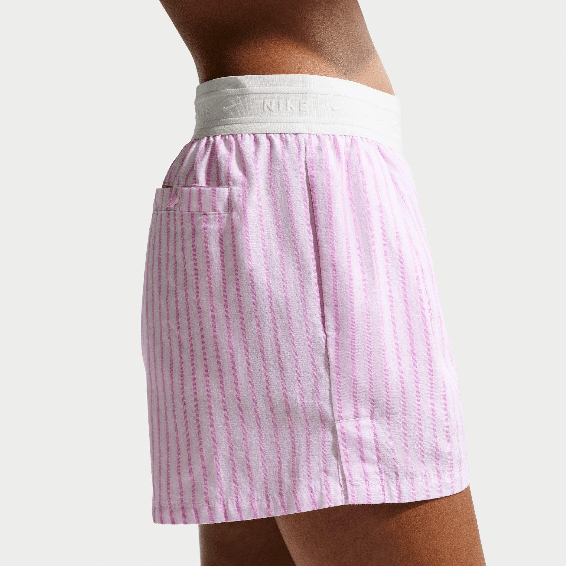 LT Magenta - Nike - Women's Woven Tracksuit Shorts - 2