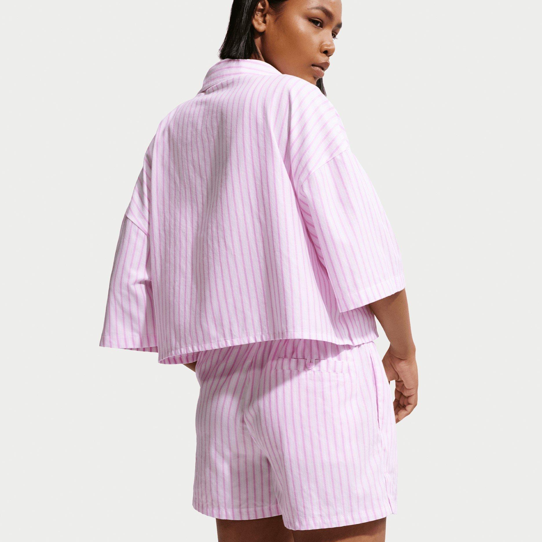 LT Magenta - Nike - Women's Woven Tracksuit Shorts - 3