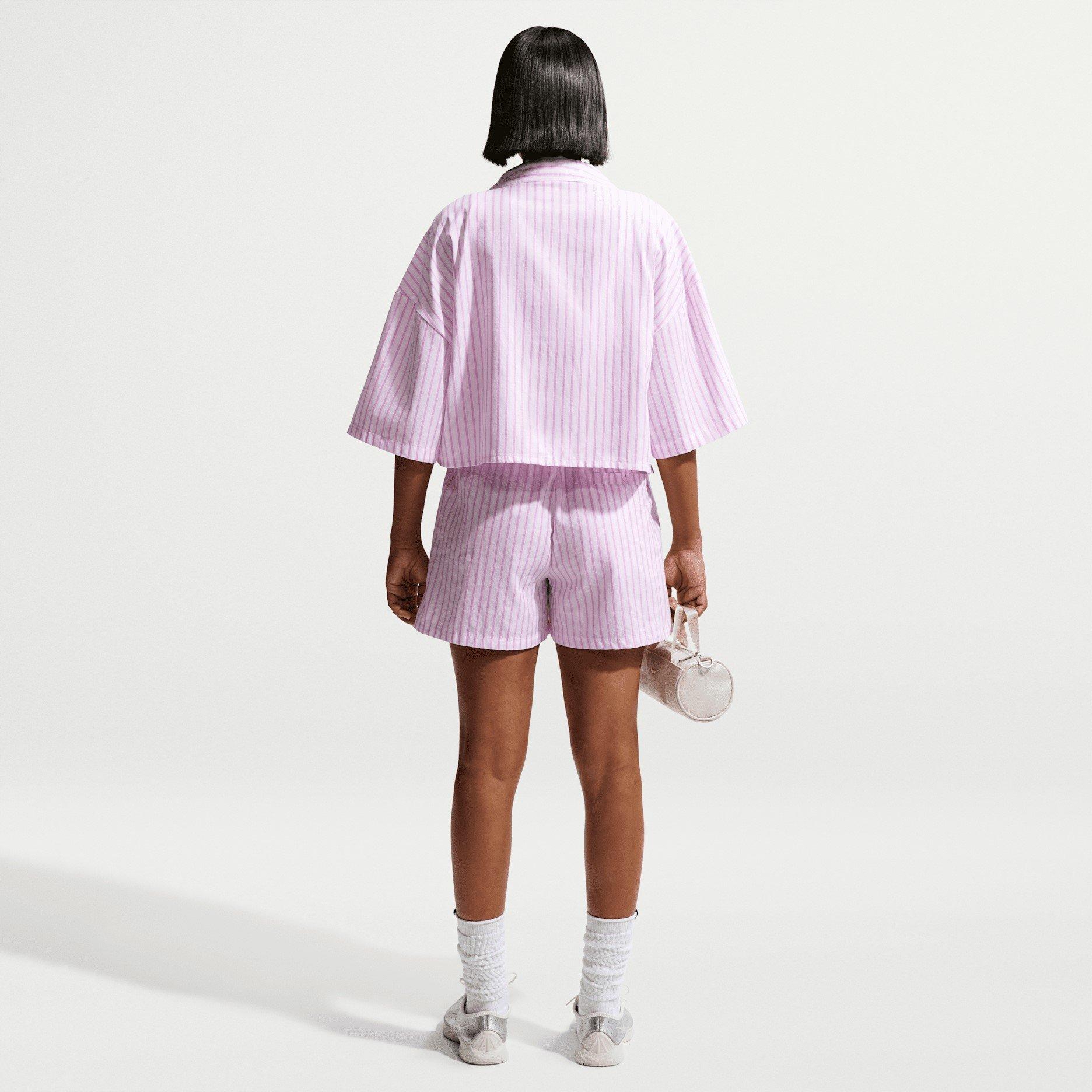 LT Magenta - Nike - Women's Woven Tracksuit Shorts - 5