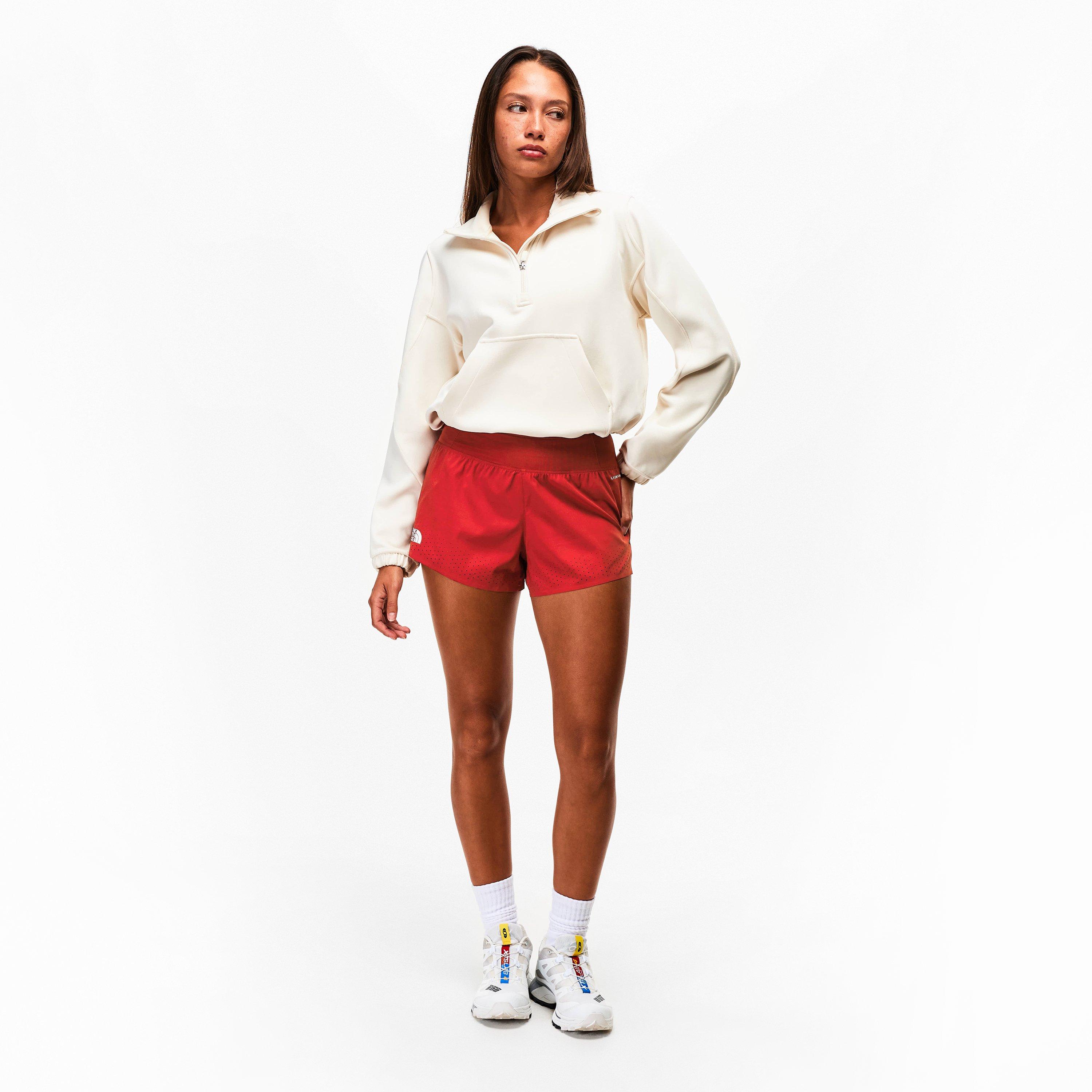 Iron Clay - The North Face - Women's Summit Pacesetter Woven Tracksuit Shorts - 6