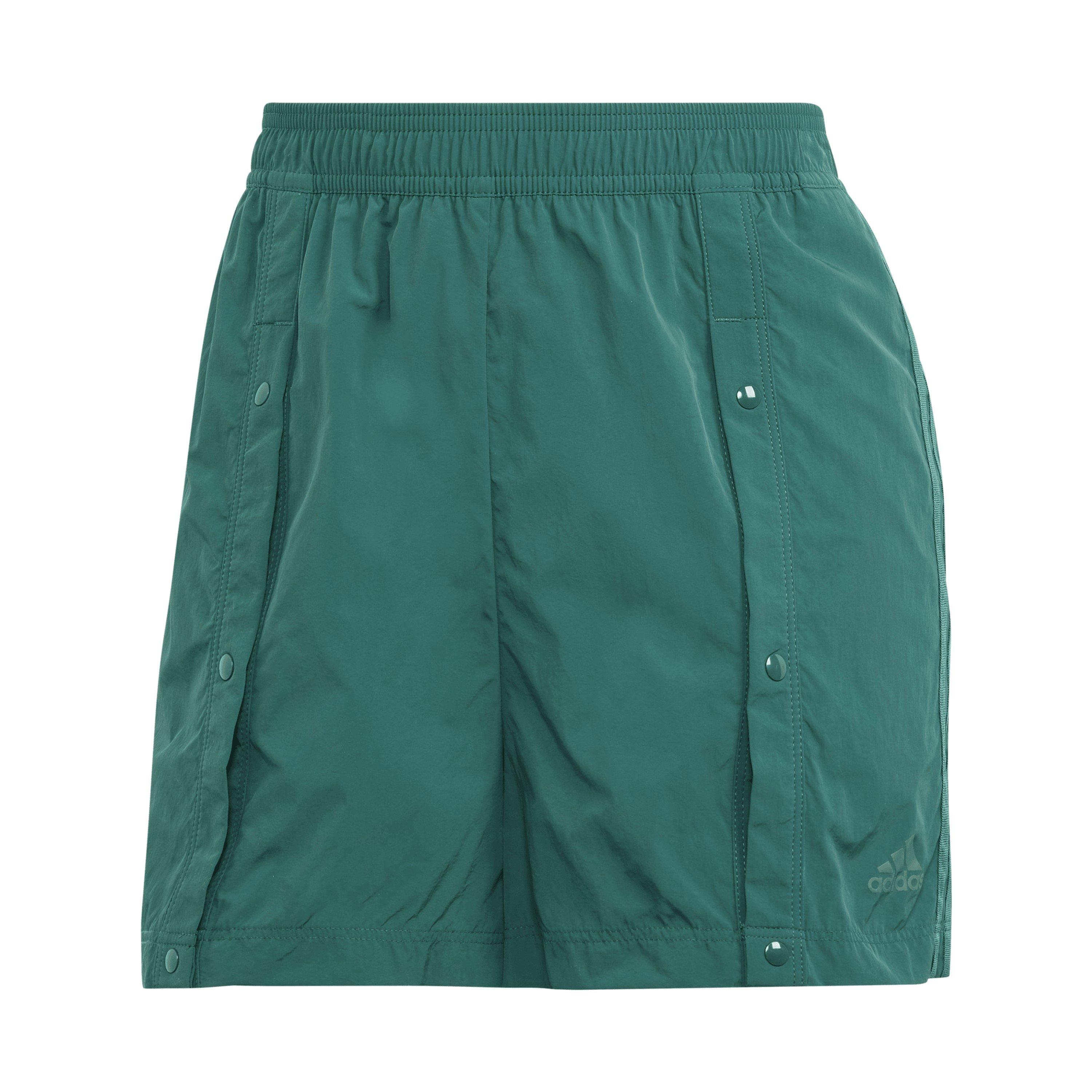 Adidas Women's Tiro Woven Tracksuit Shorts - Green - 8 (XS)