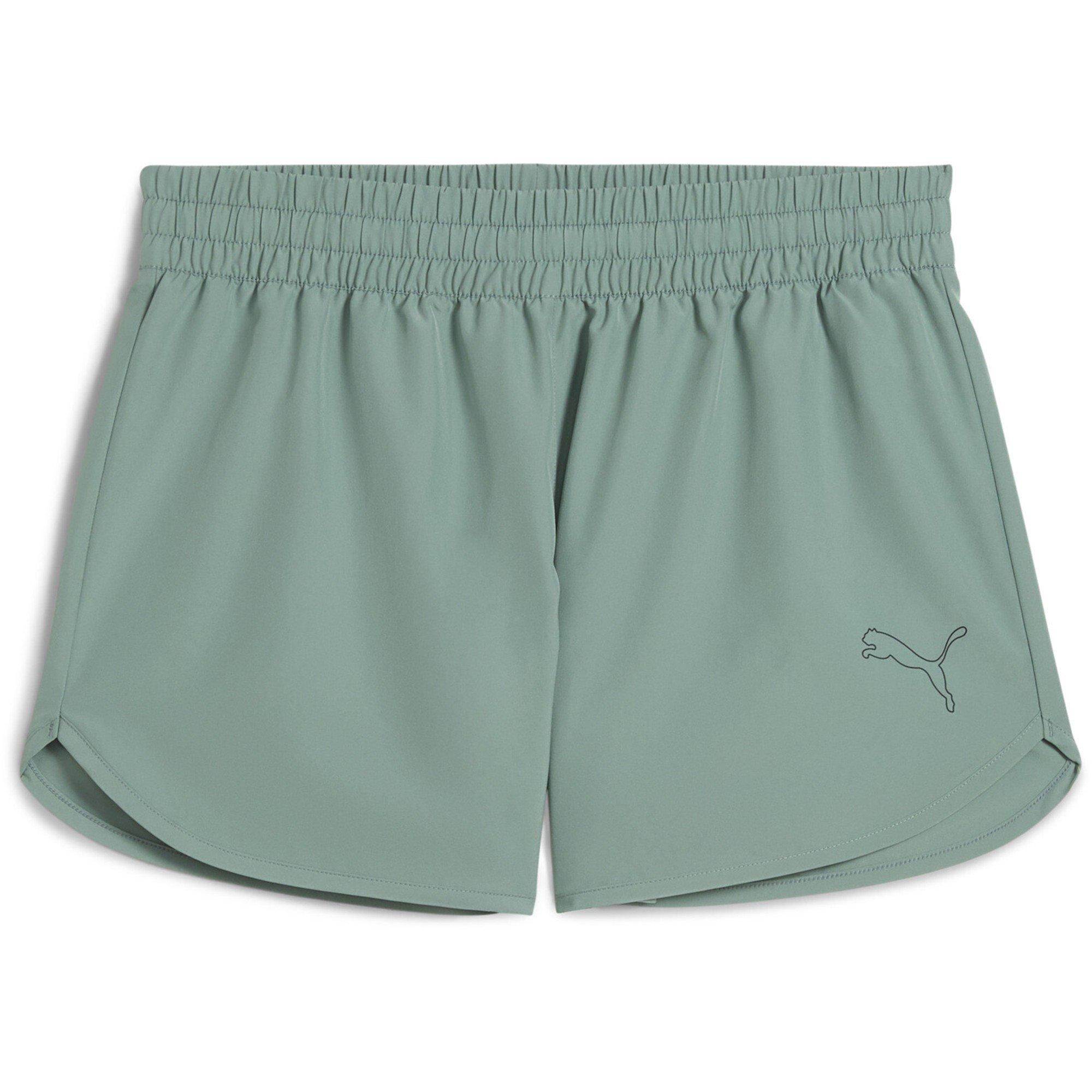 Puma Women's W Mass Merchants Woven Short Tracksuit - Green Moon - 8 (XS)