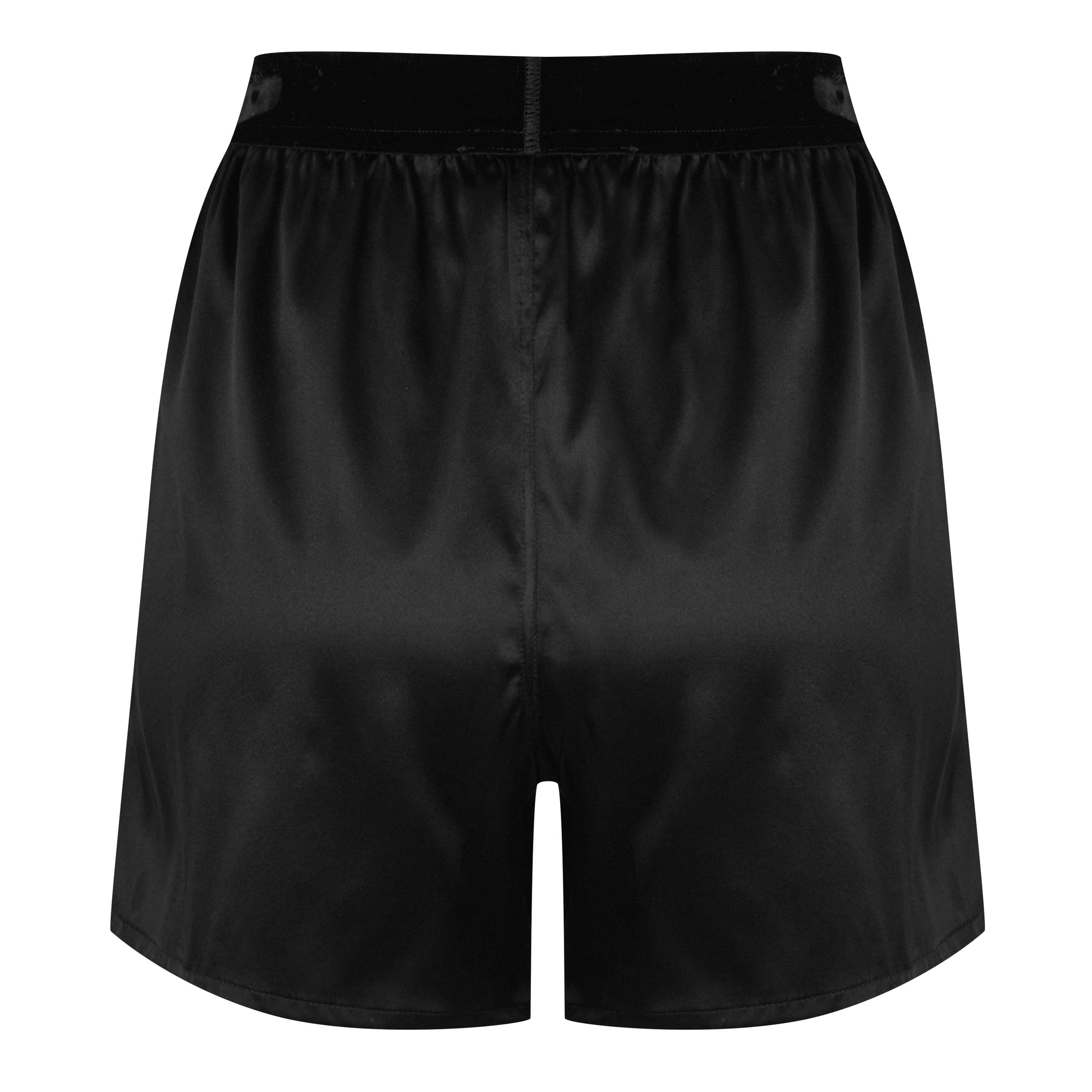 Black - Tom Ford - Women's Logo Waistband Silk Boxers - 8