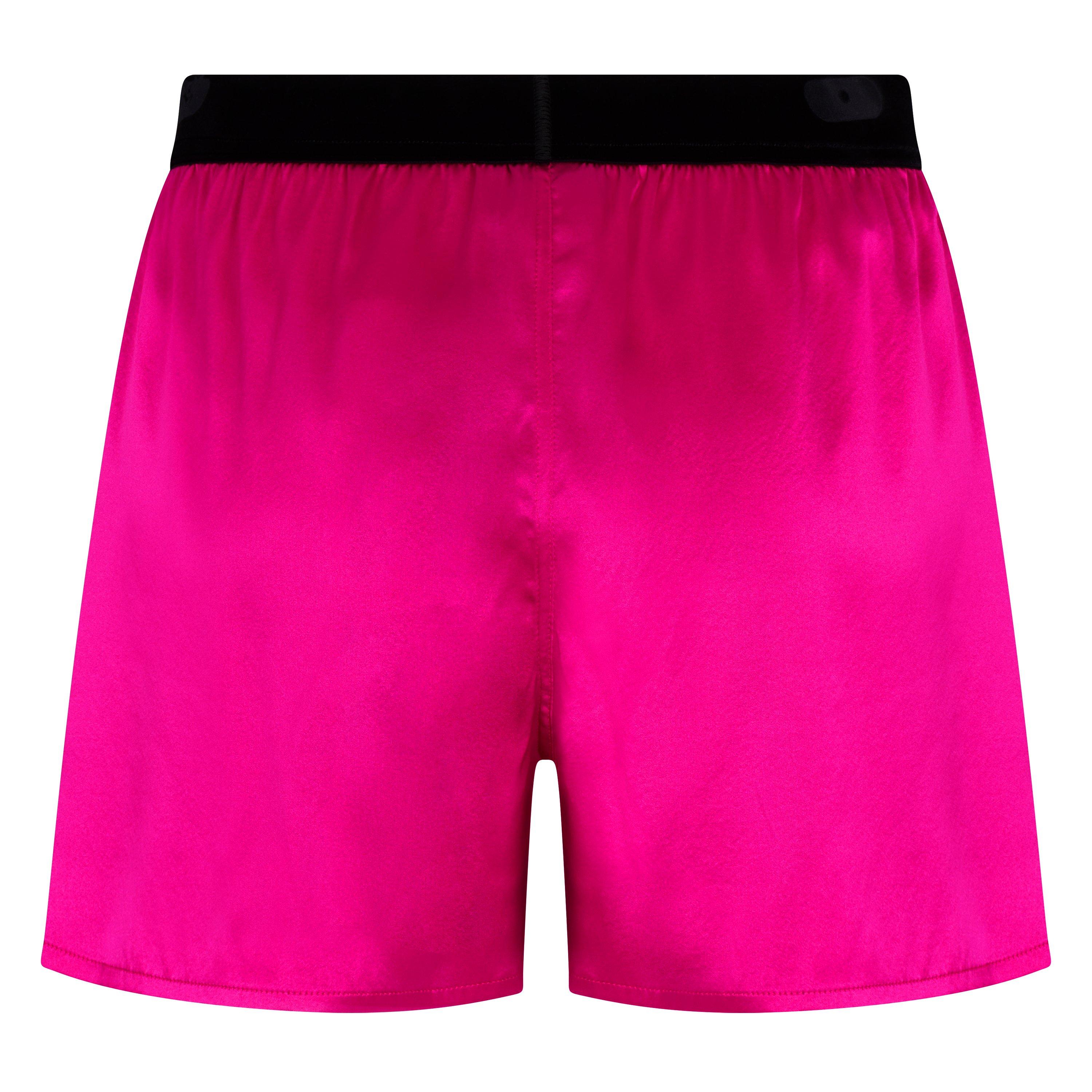 Hot Pink DP750 - Tom Ford - Women's Logo Waistband Silk Boxers - 6