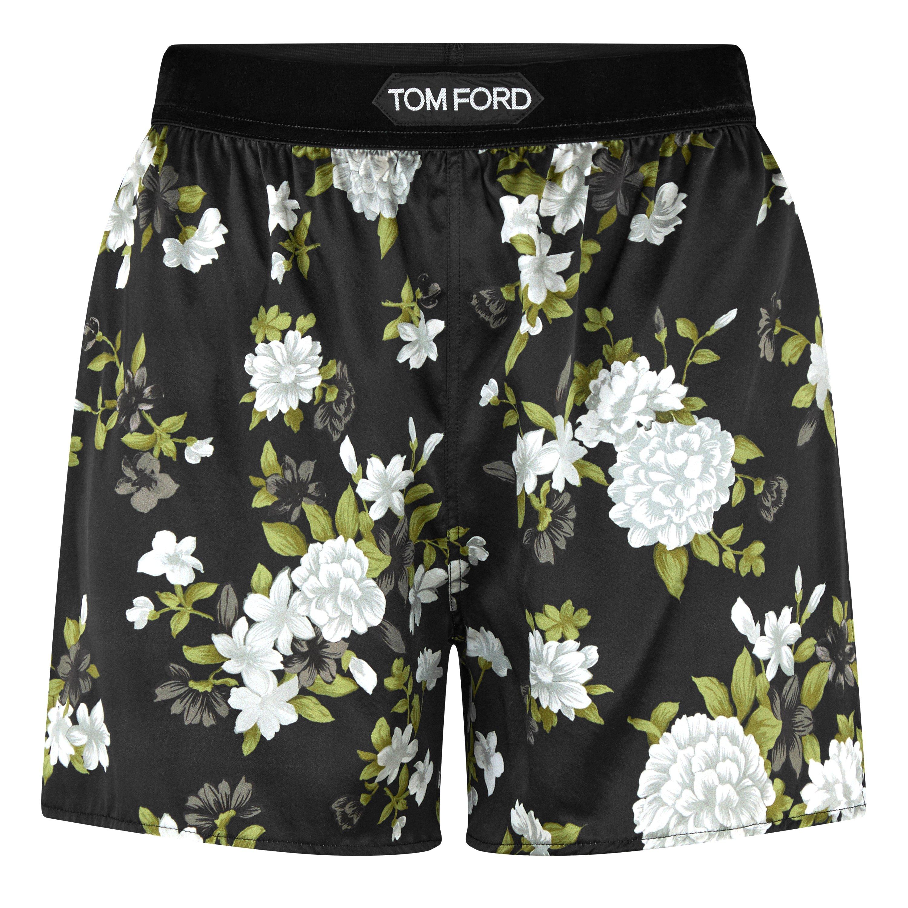 Black - Tom Ford - Women's Logo Waistband Silk Boxers - 5