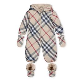 Burberry Check Snowsuit Babies