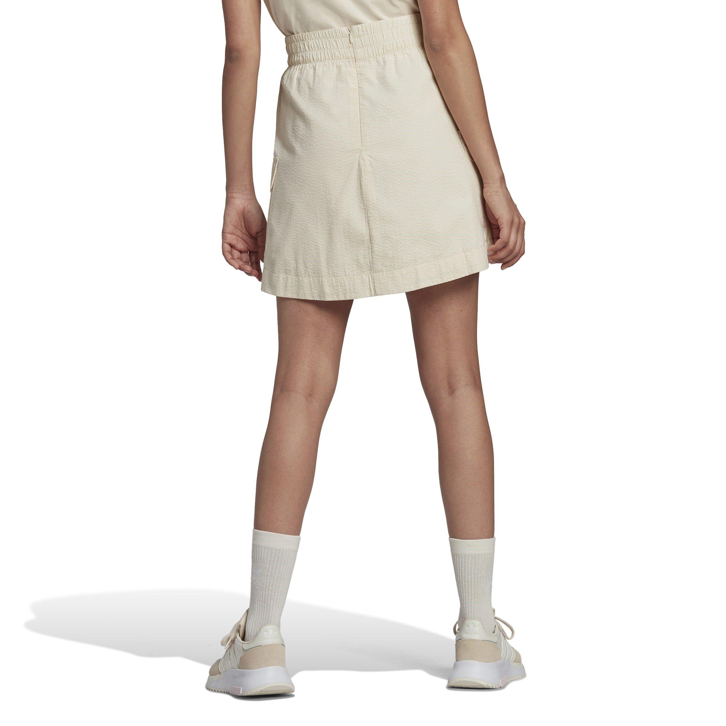 Hvid - adidas Originals - Poplin Skater Skirt - 3