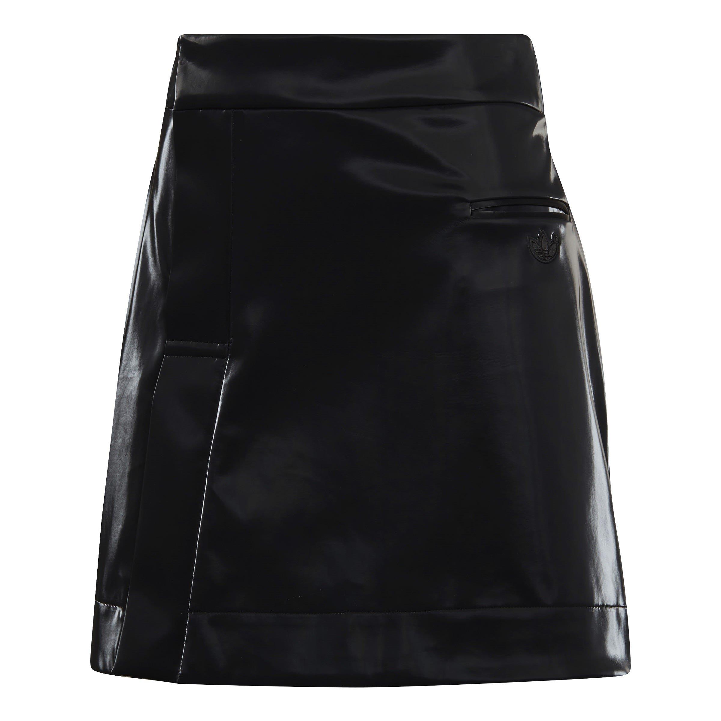 Black - adidas Originals - adidas High Shine Skirt Womens - 1