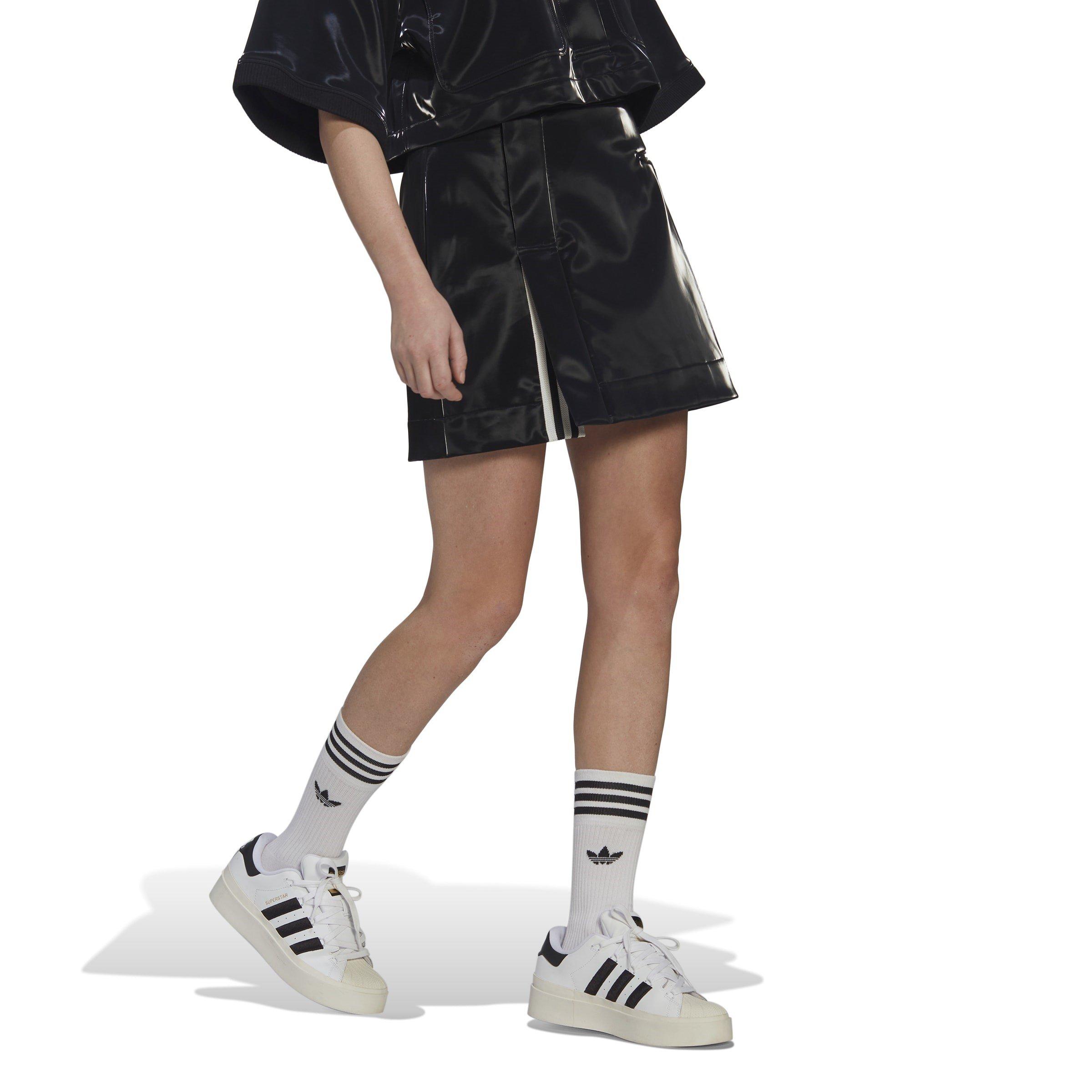 Sort - adidas Originals - High Shine Skirt Womens - 4