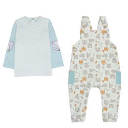 Hello World HW Animal Dungarees Infants