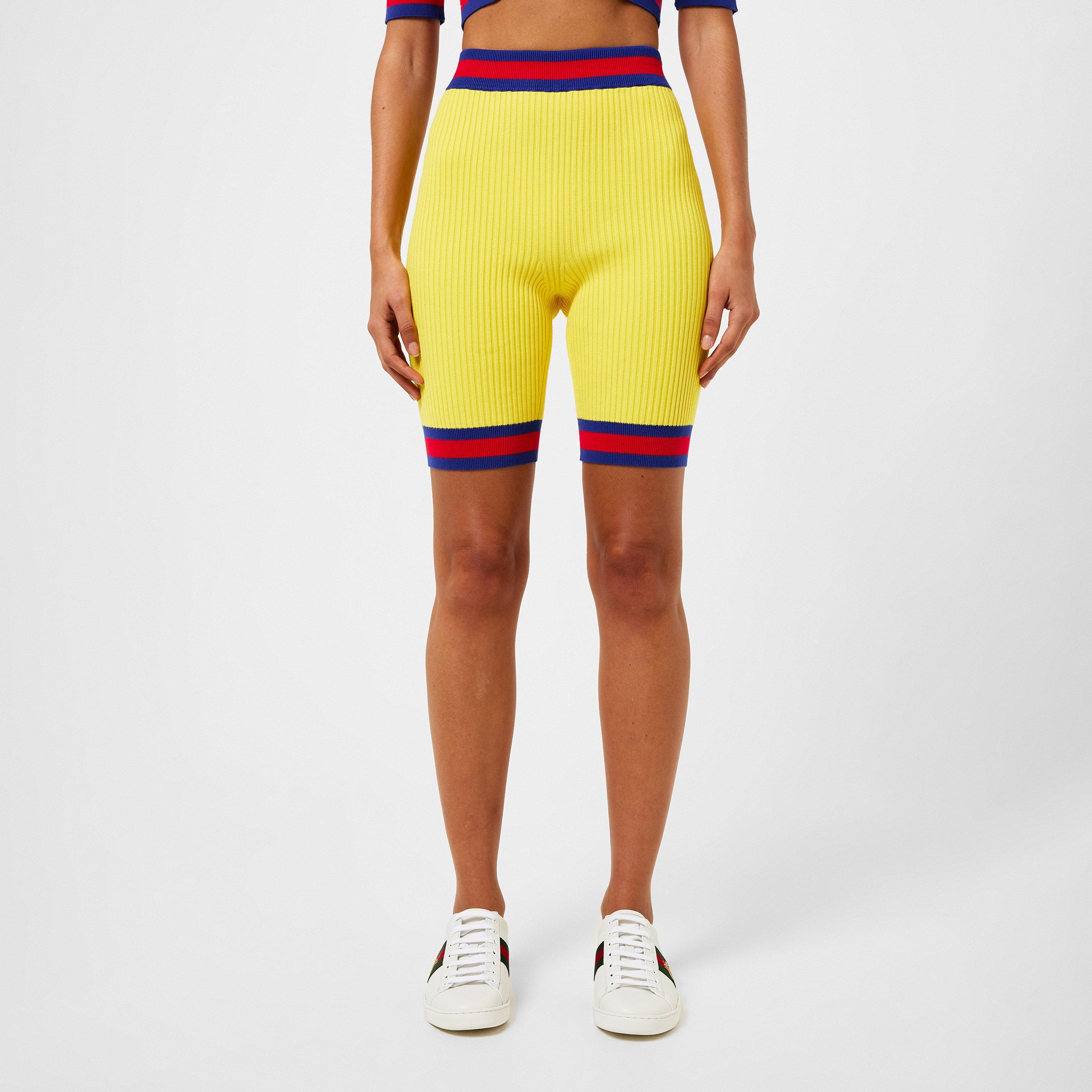 Yellow 7549 - Gucci - Web Ribbed Shorts - 1