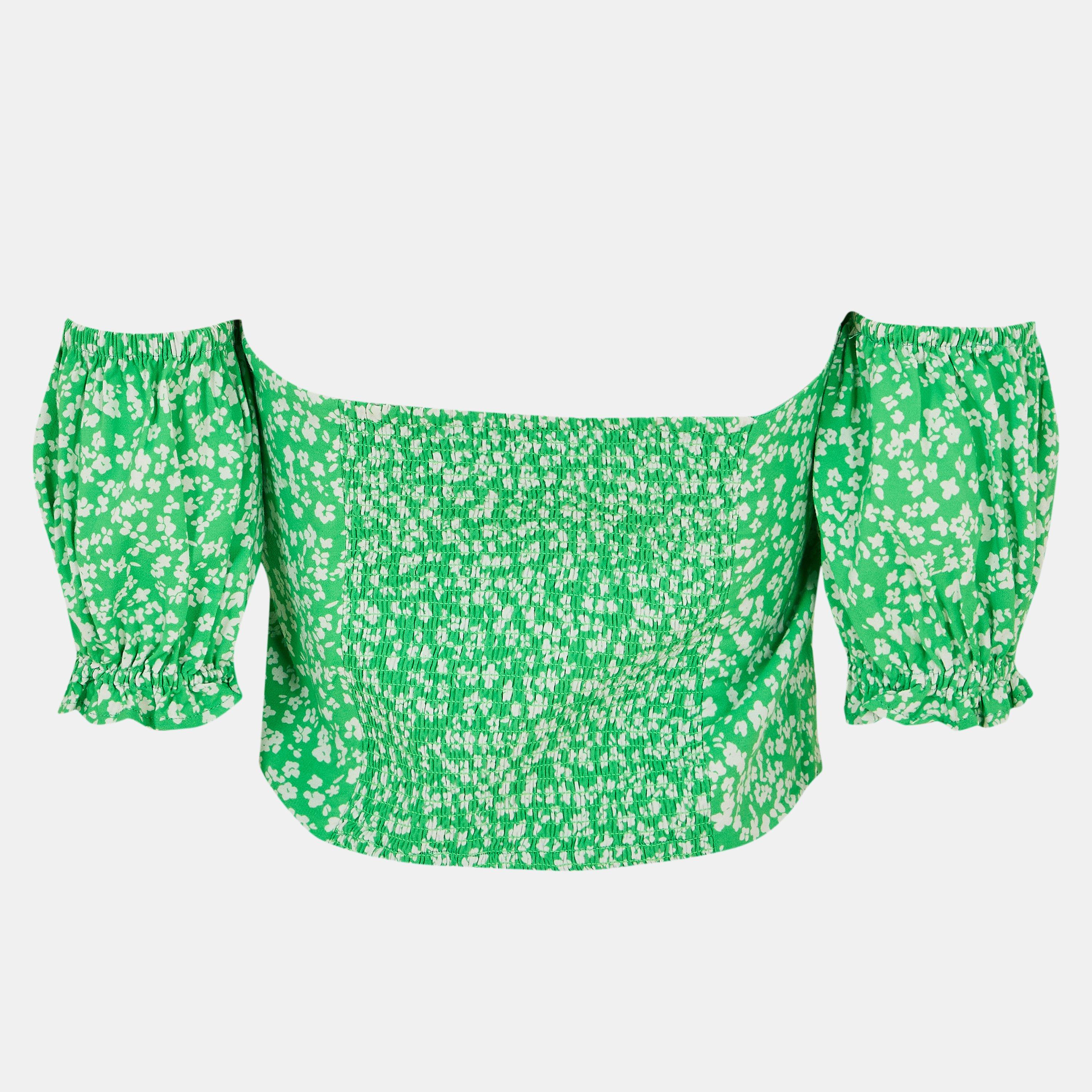 Stampa verde - Jack Wills - Off Shoulder Crop Top - 2