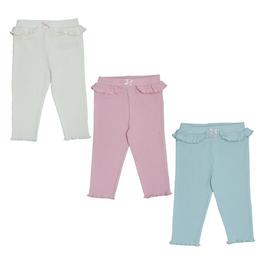 Hello World HW 3Pack Ribbed Leggings Babies