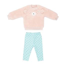 Hello World HelloW Bear Borg Top and Leggings Set Babies