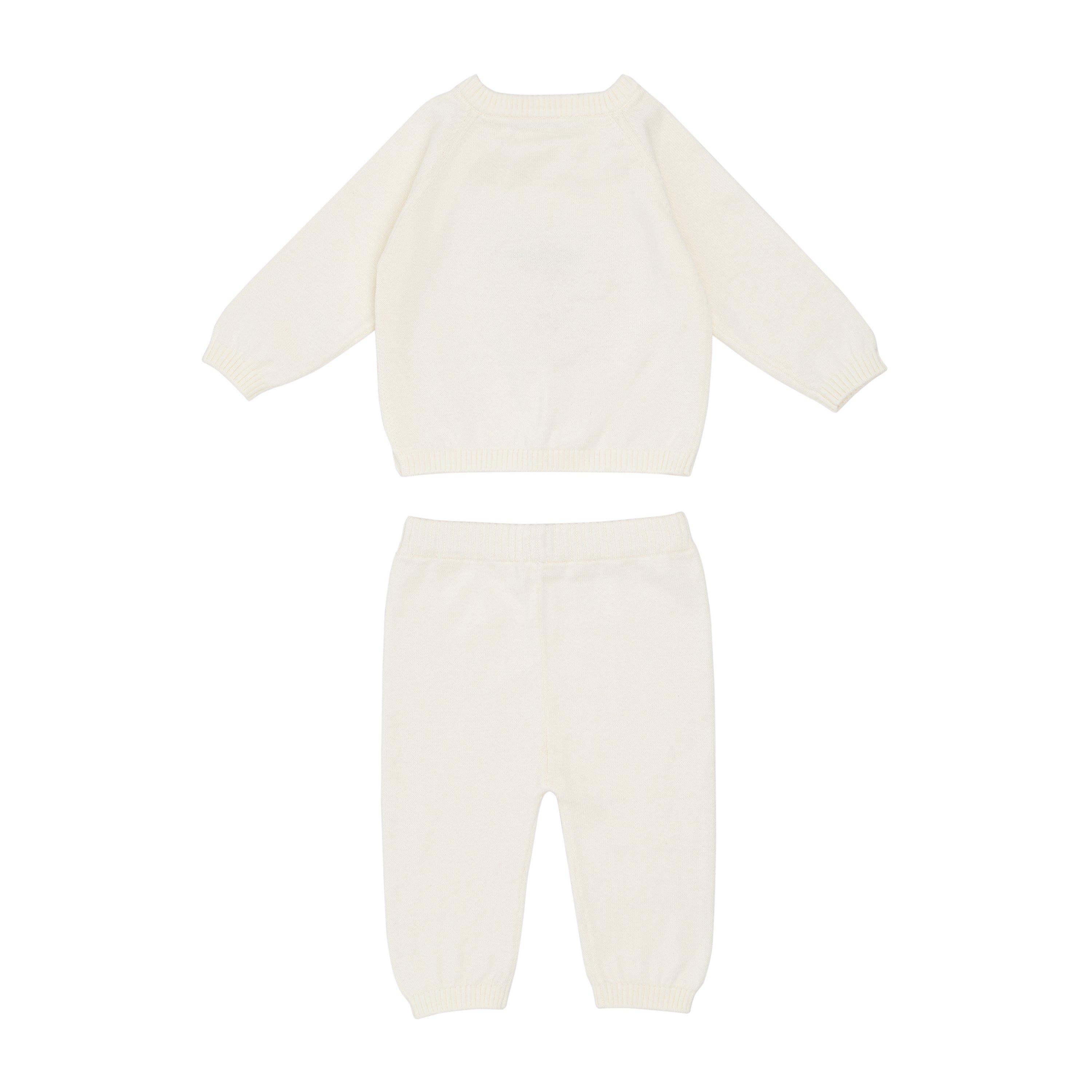 Wit - Hello World - Bear Knit Top and Trousers Set Babies - 2