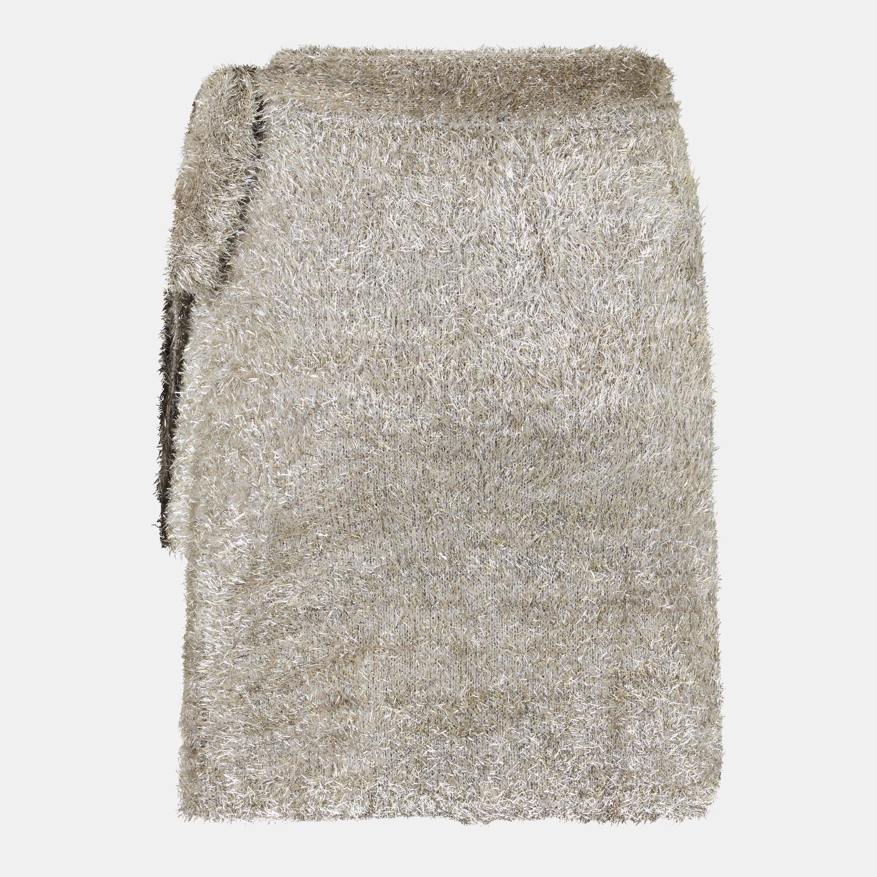 Gunmetal - Never Fully Dressed - Metallic Knit Skirt - 2