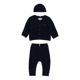 Tommy Hilfiger Sweater, Jogger and Hat Set Babies