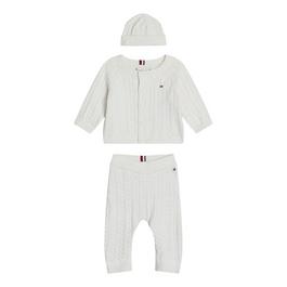 Tommy Hilfiger Sweater, Jogger and Hat Set Babies