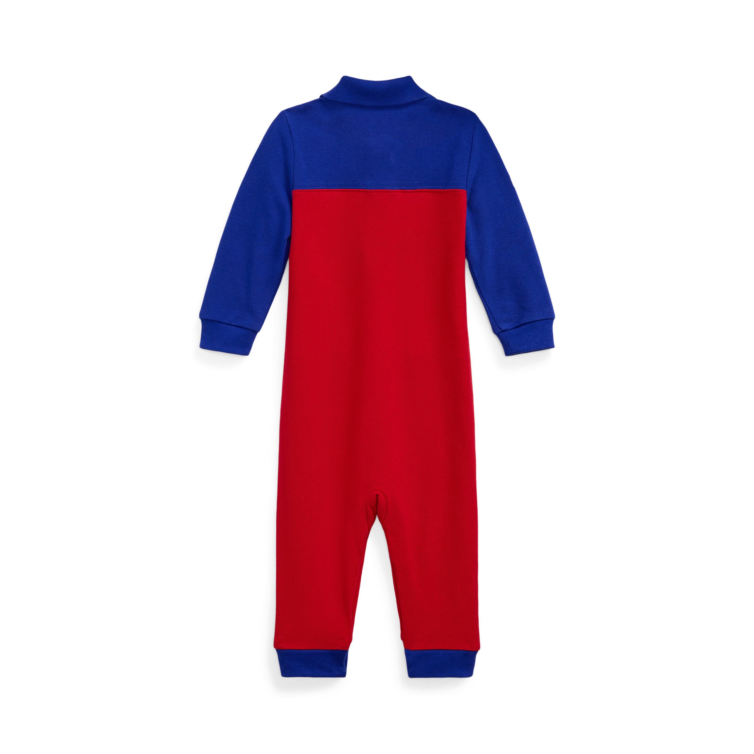 Red Multi - Polo Ralph Lauren - Logo All In One Infants - 2