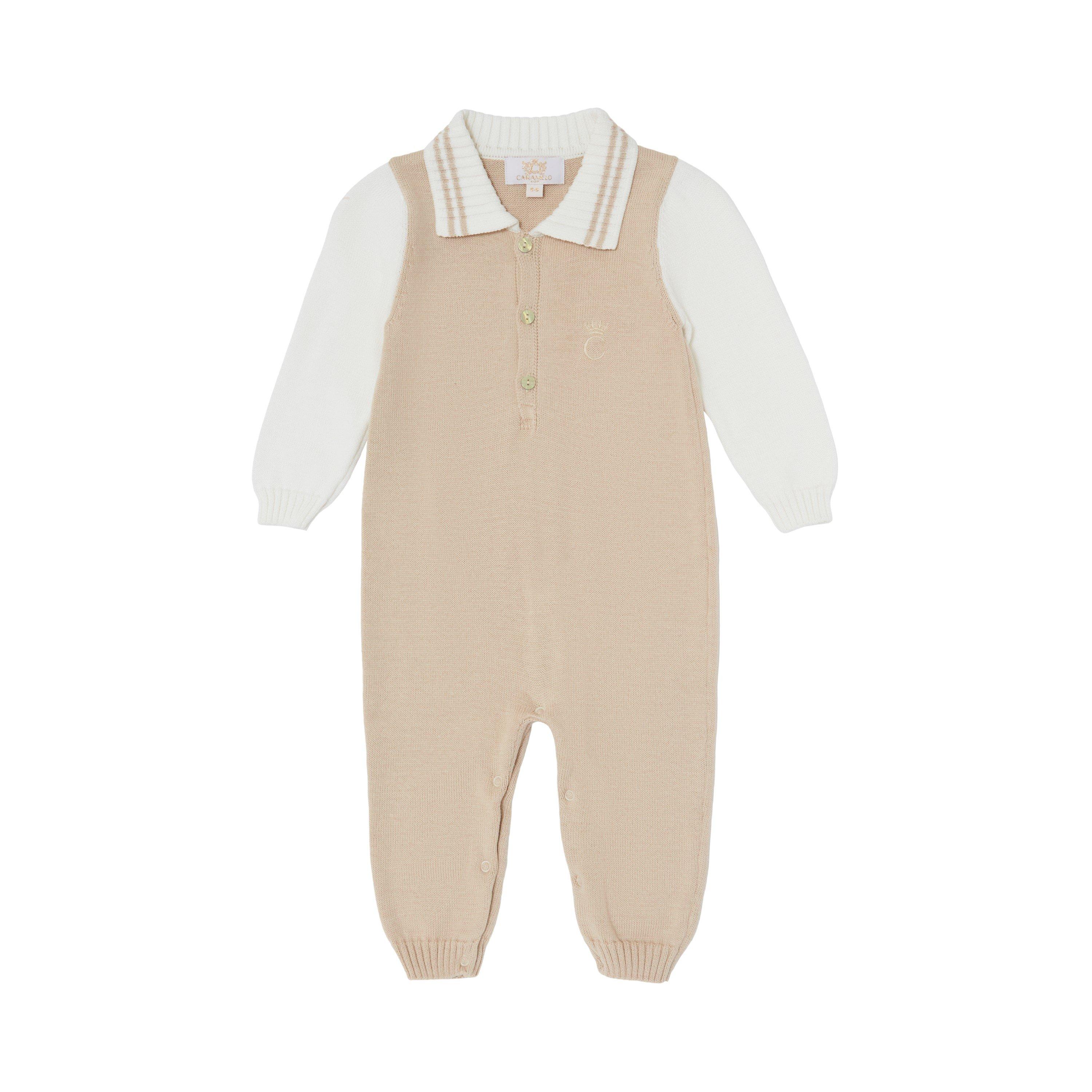 Caramelo Kids Kids' Knitted Polo Onesie