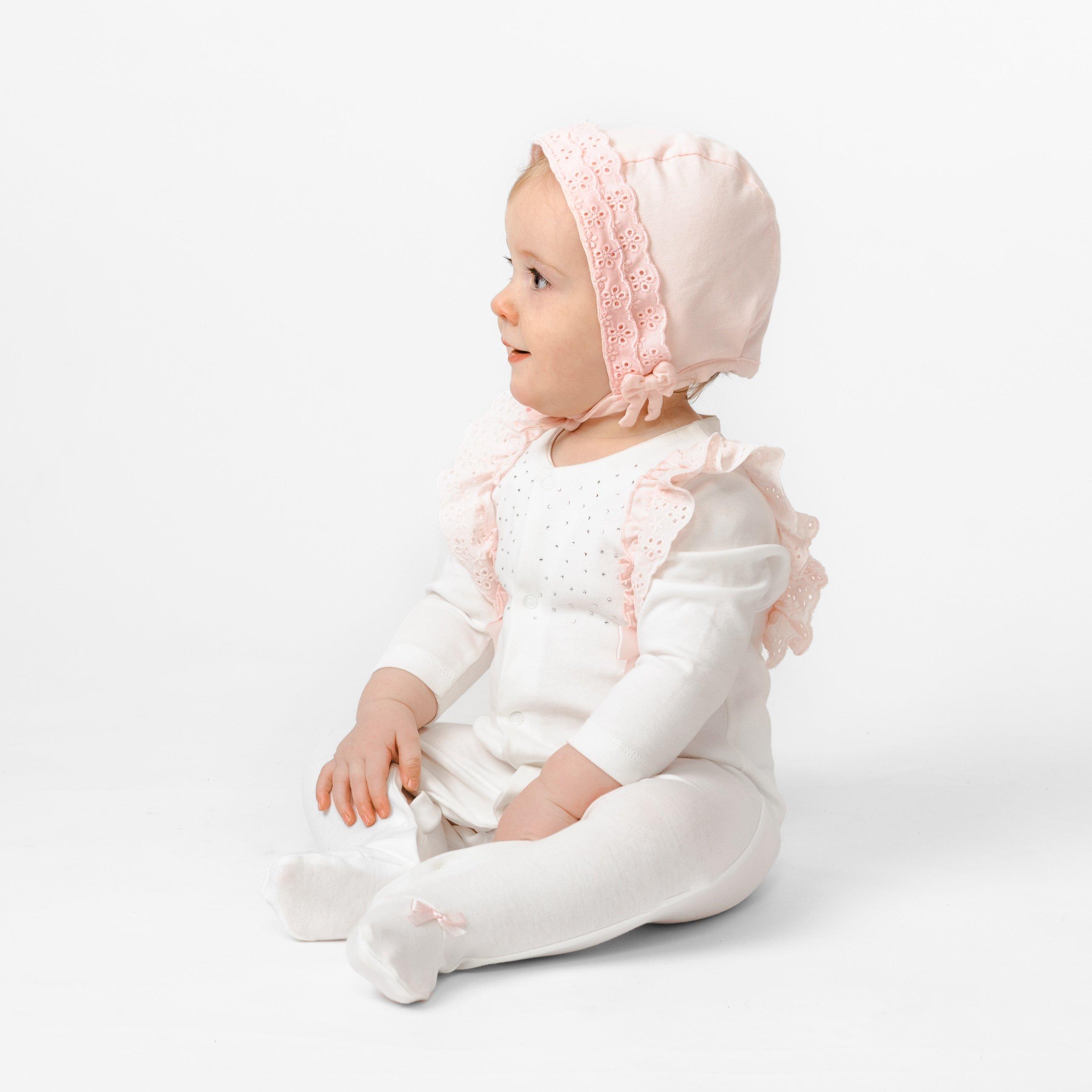 Cream/Pnk - Caramelo Kids - Kids' Diamonte Onesie - 2