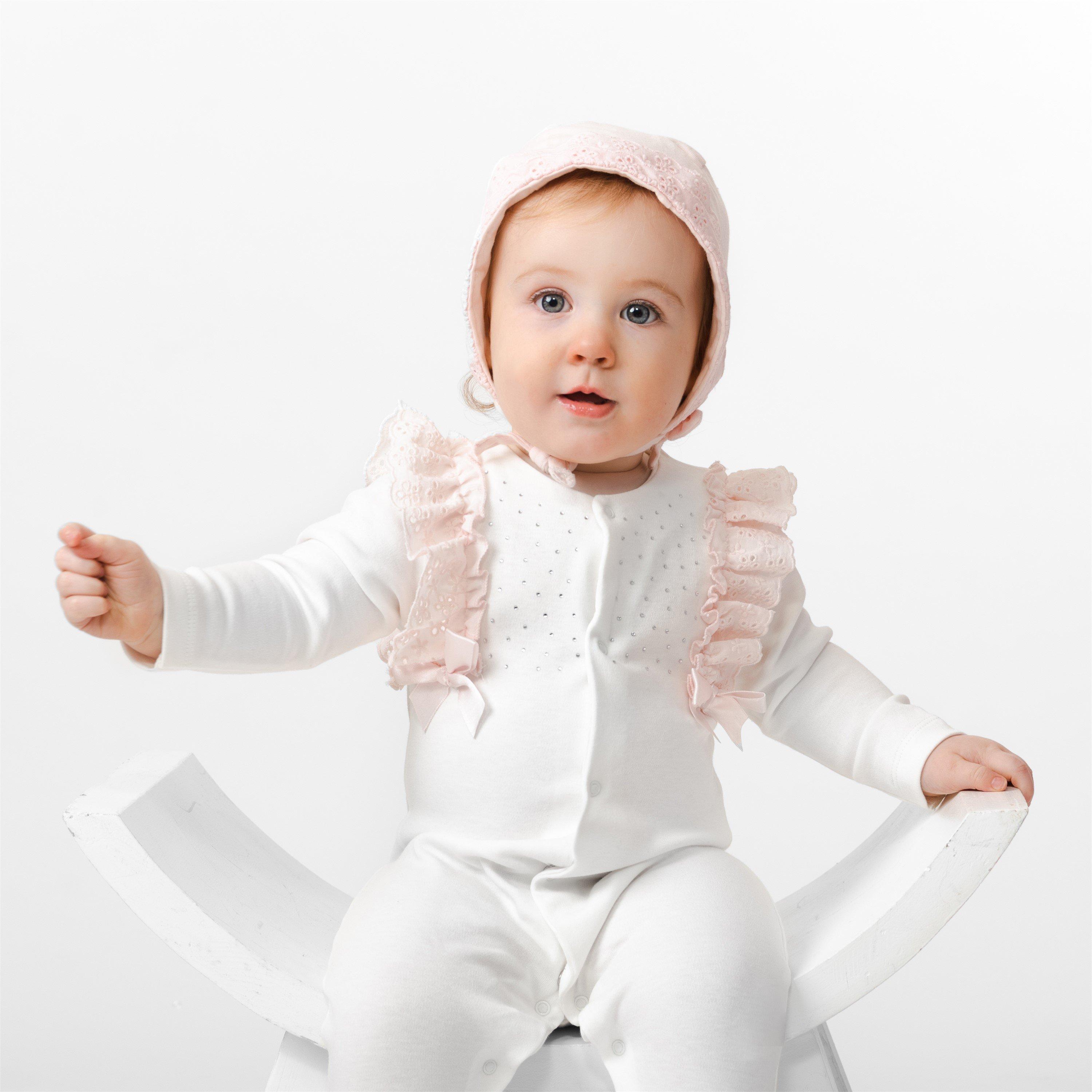 Cream/Pnk - Caramelo Kids - Kids' Diamonte Onesie - 3