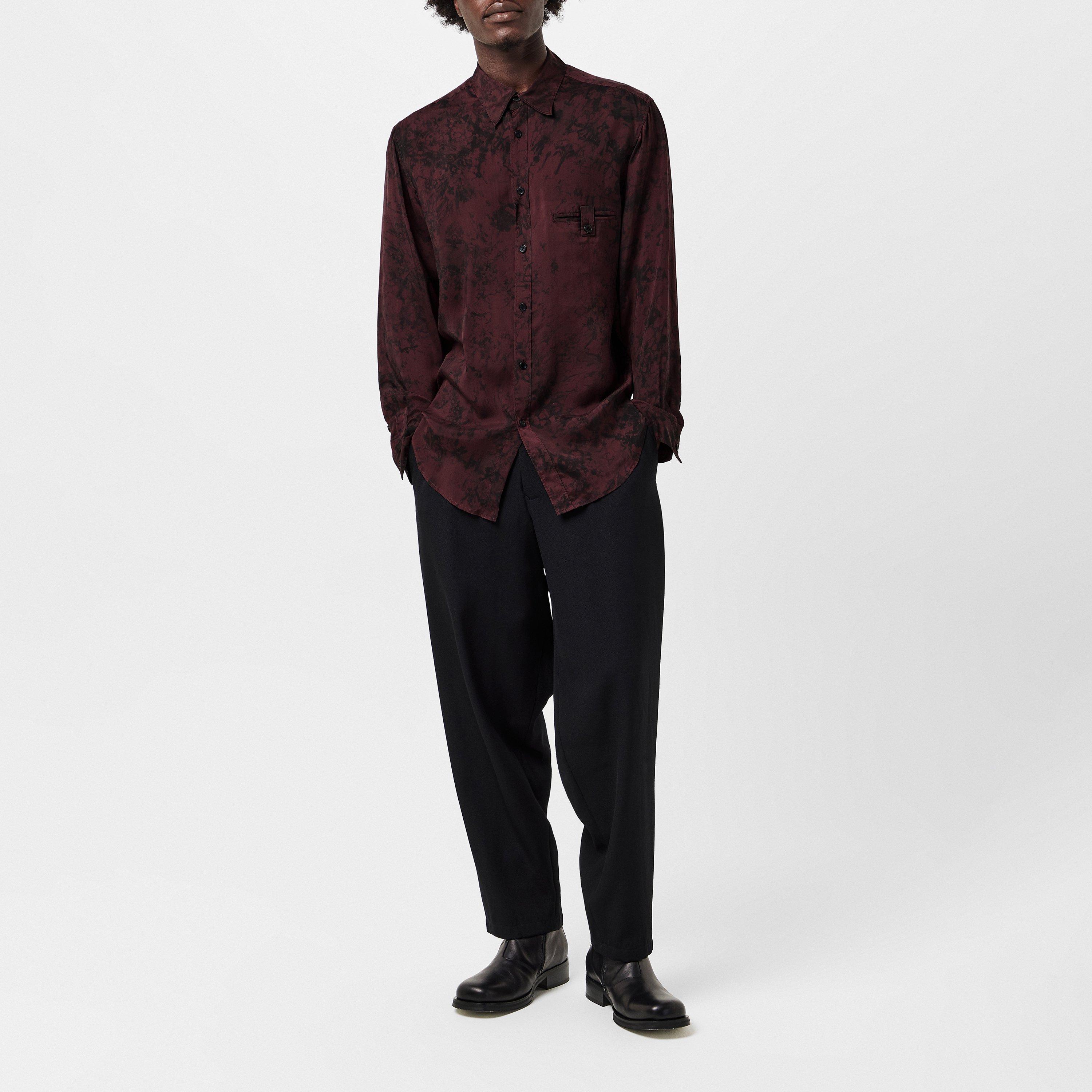 Black 1 - Yohji Yamamoto - Graphic Print Shirt - 5