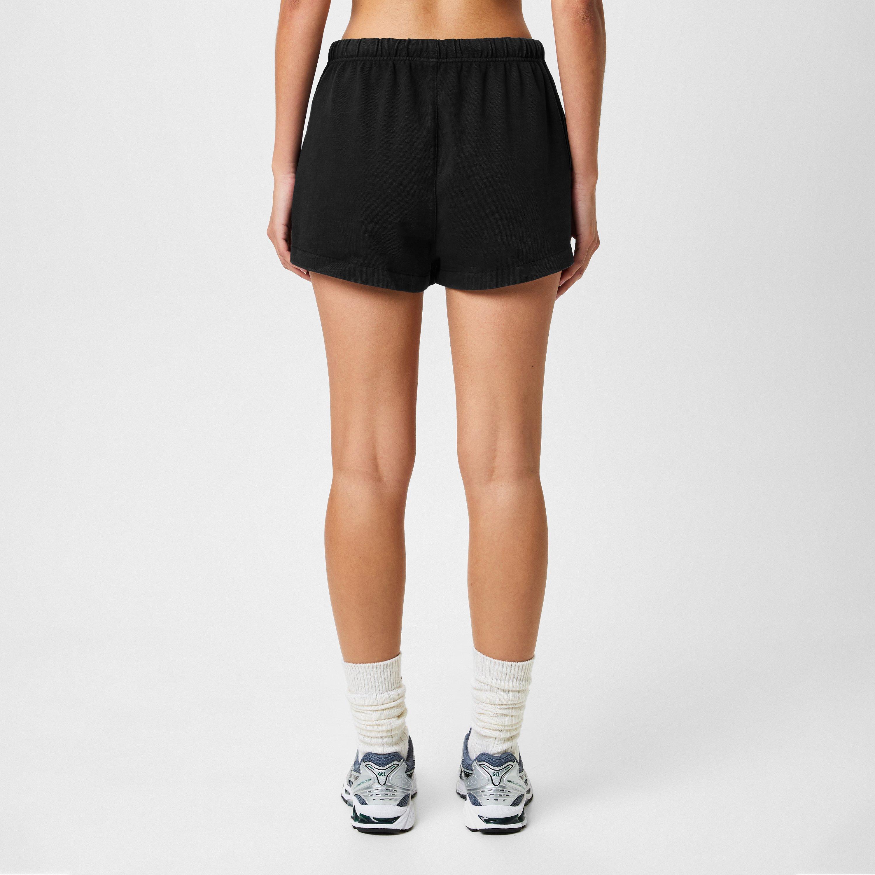 Black - Fear Of God Essentials - Hevay Jersey Running Shorts - 4