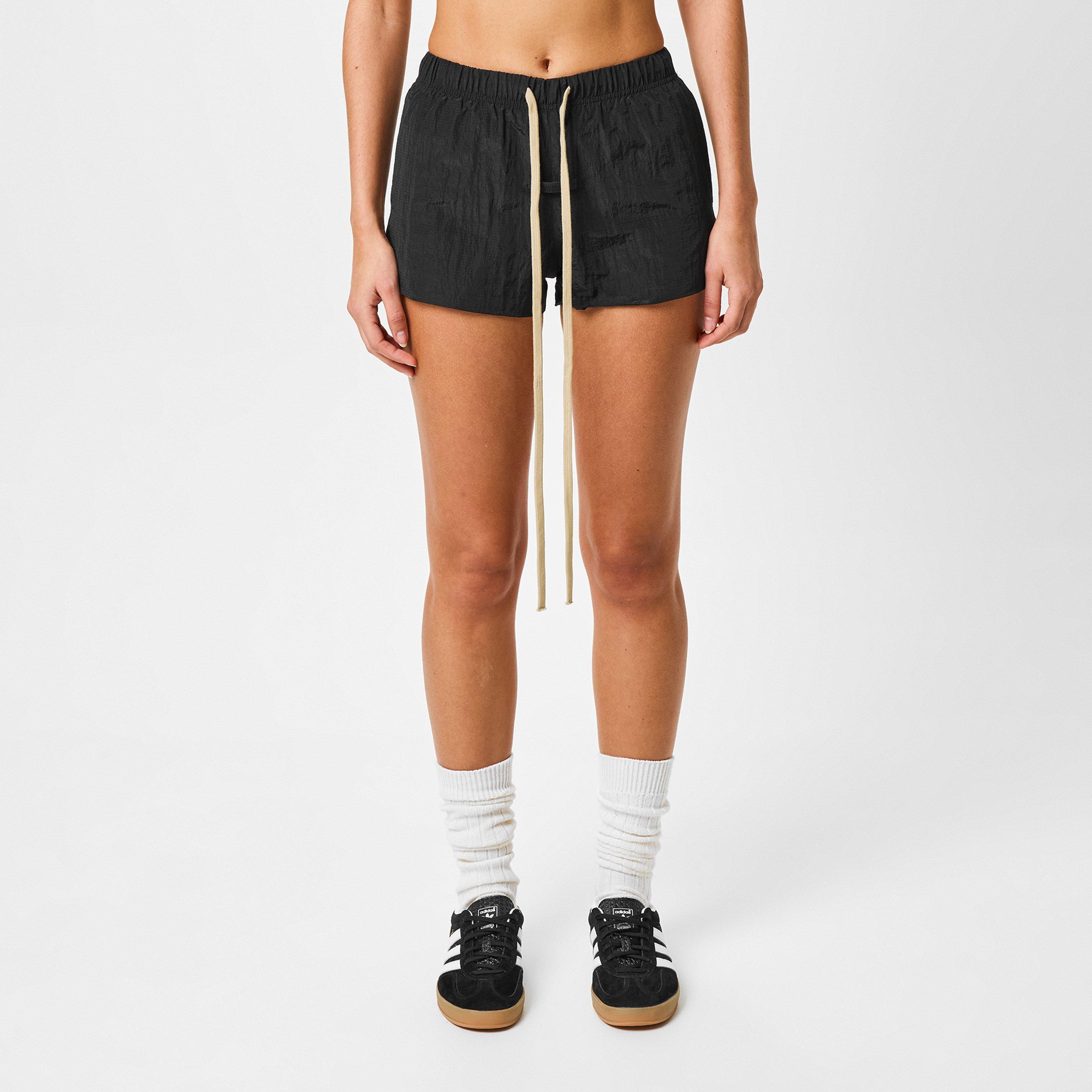 Fear Of God Essentials Logo Shorts - Black - Size 12 (M)