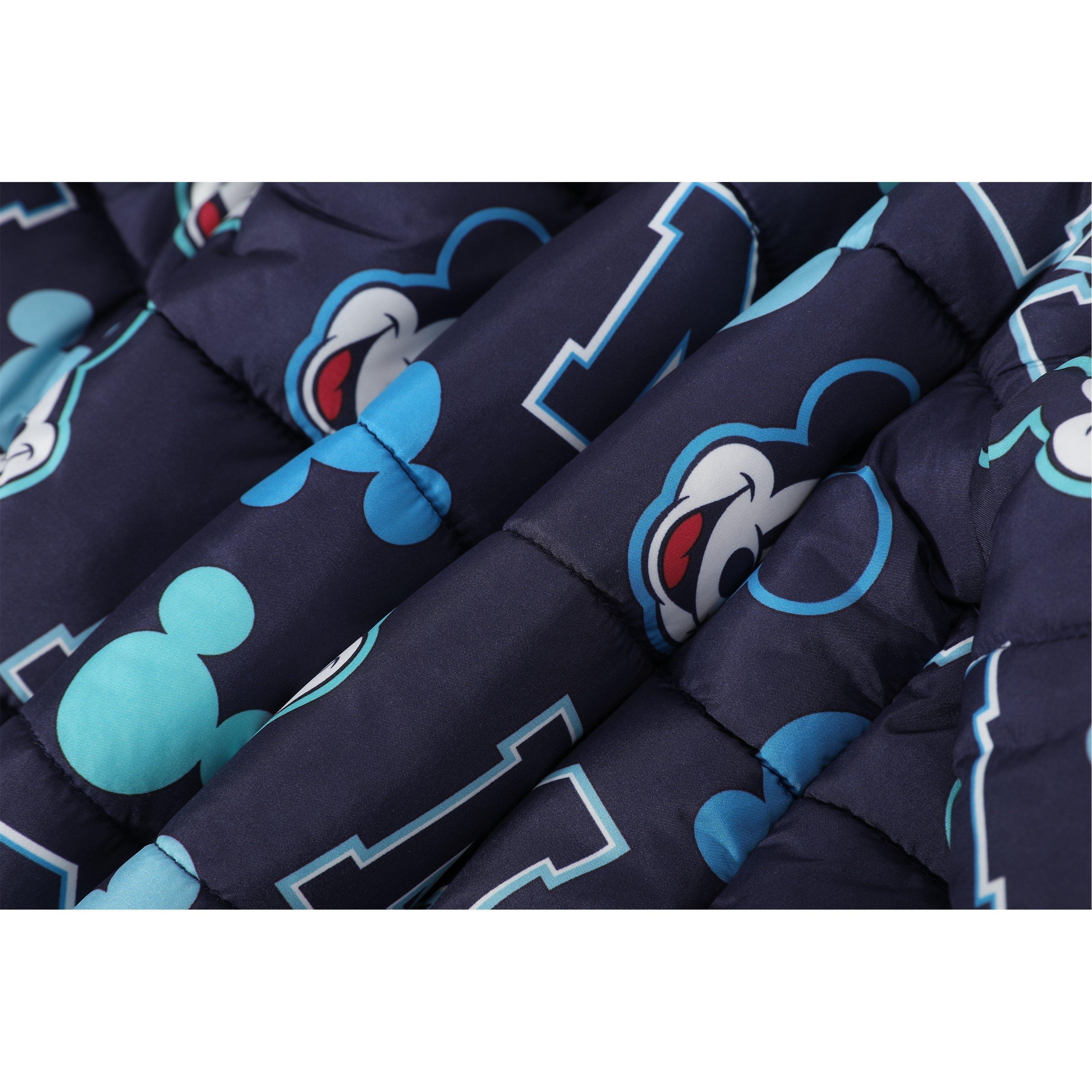 Mickey Blue - Character - Hooded Long Sleeve Short Puffer Jacket - 6