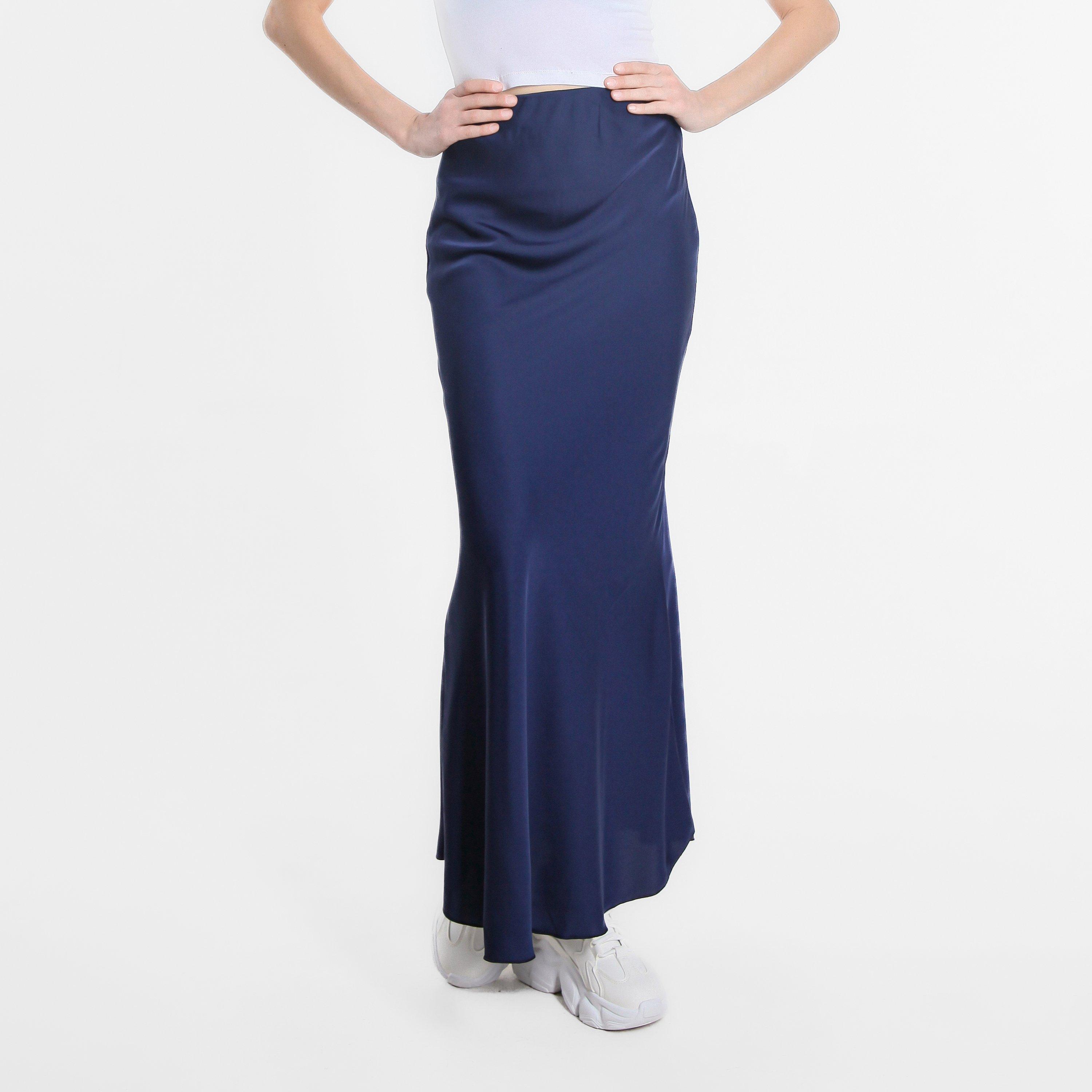 Women's Satin Midi Skirt