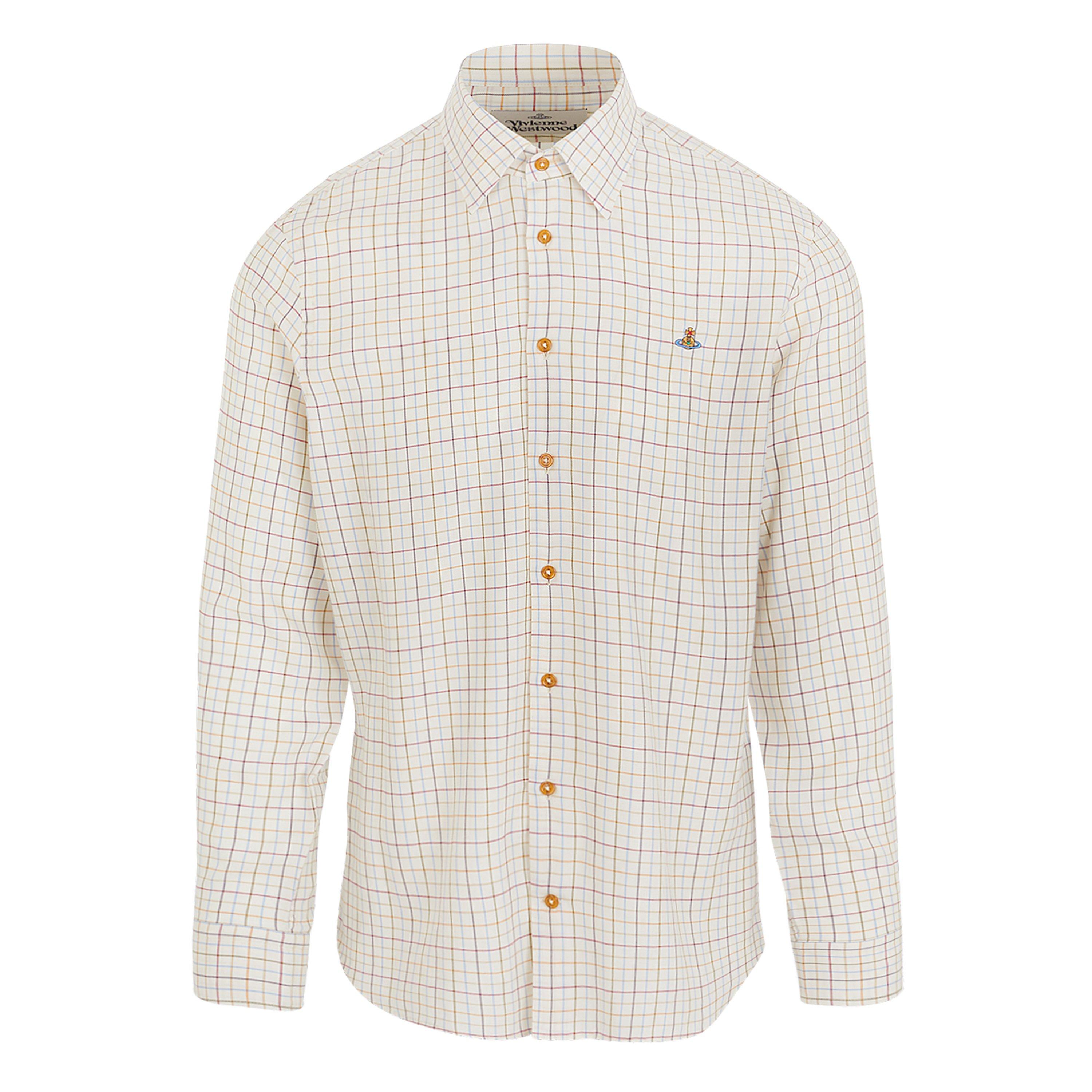 Cream - Vivienne Westwood - Tattersall Checked Shirt. - 1