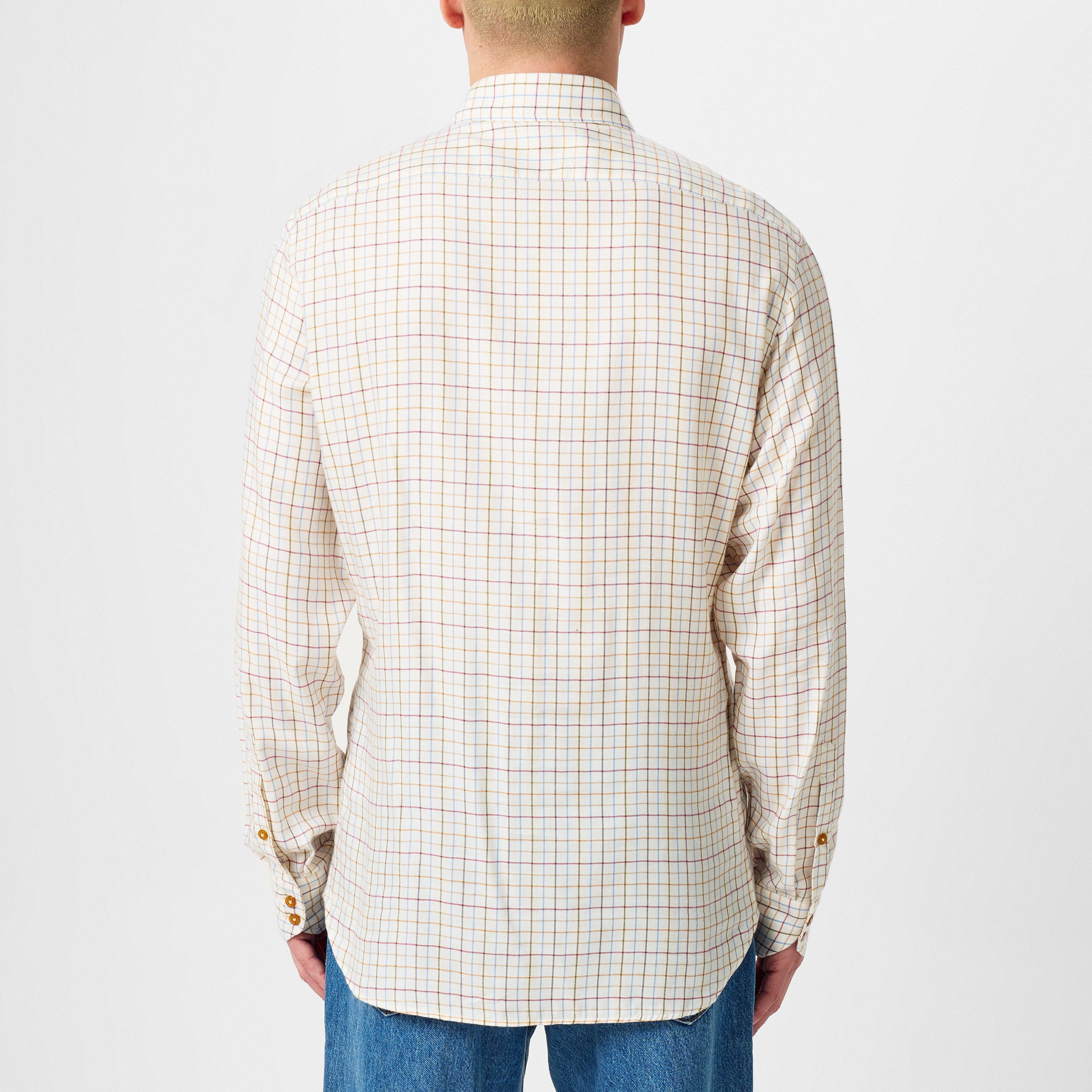 Cream - Vivienne Westwood - Tattersall Checked Shirt. - 3