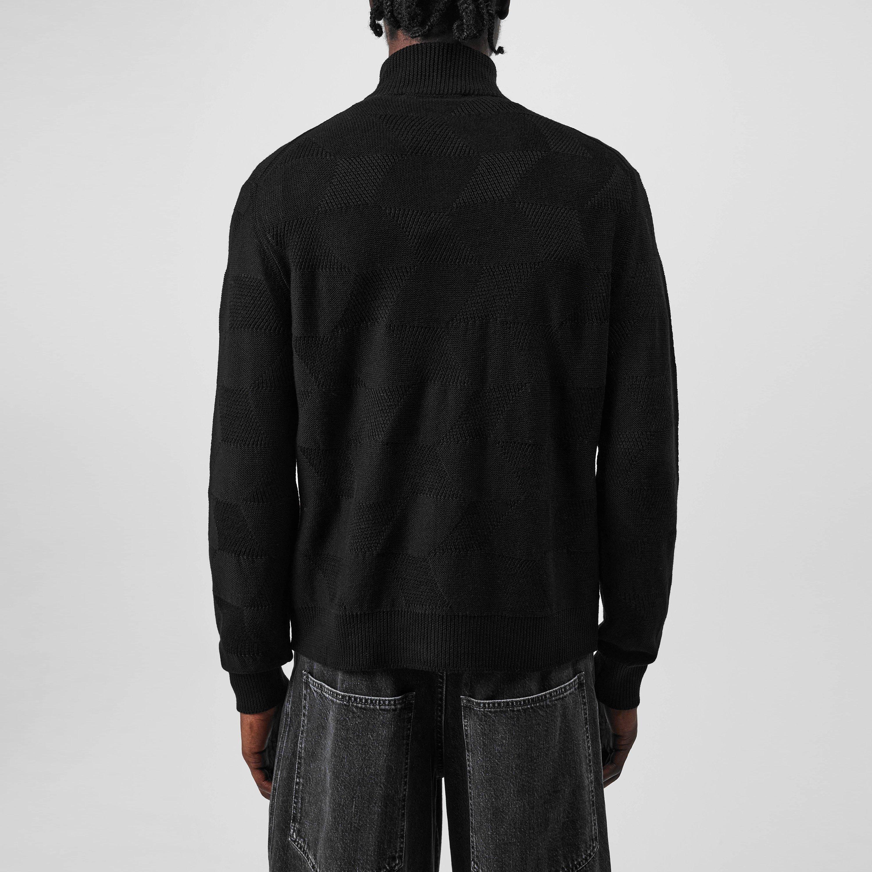 Black - Vivienne Westwood - Fisherman Full Zip Cardigan - 3