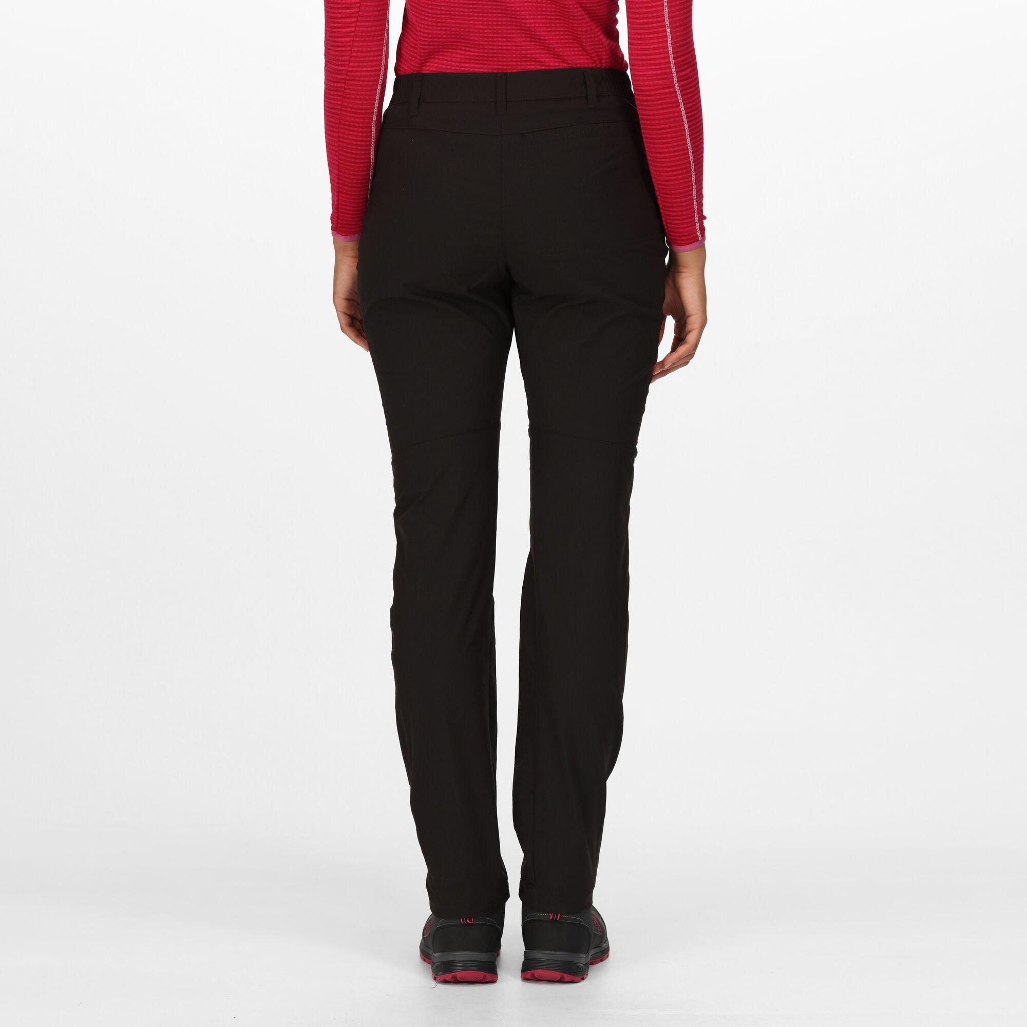 Black - Regatta - Women's Highton Walking Trousers - 12