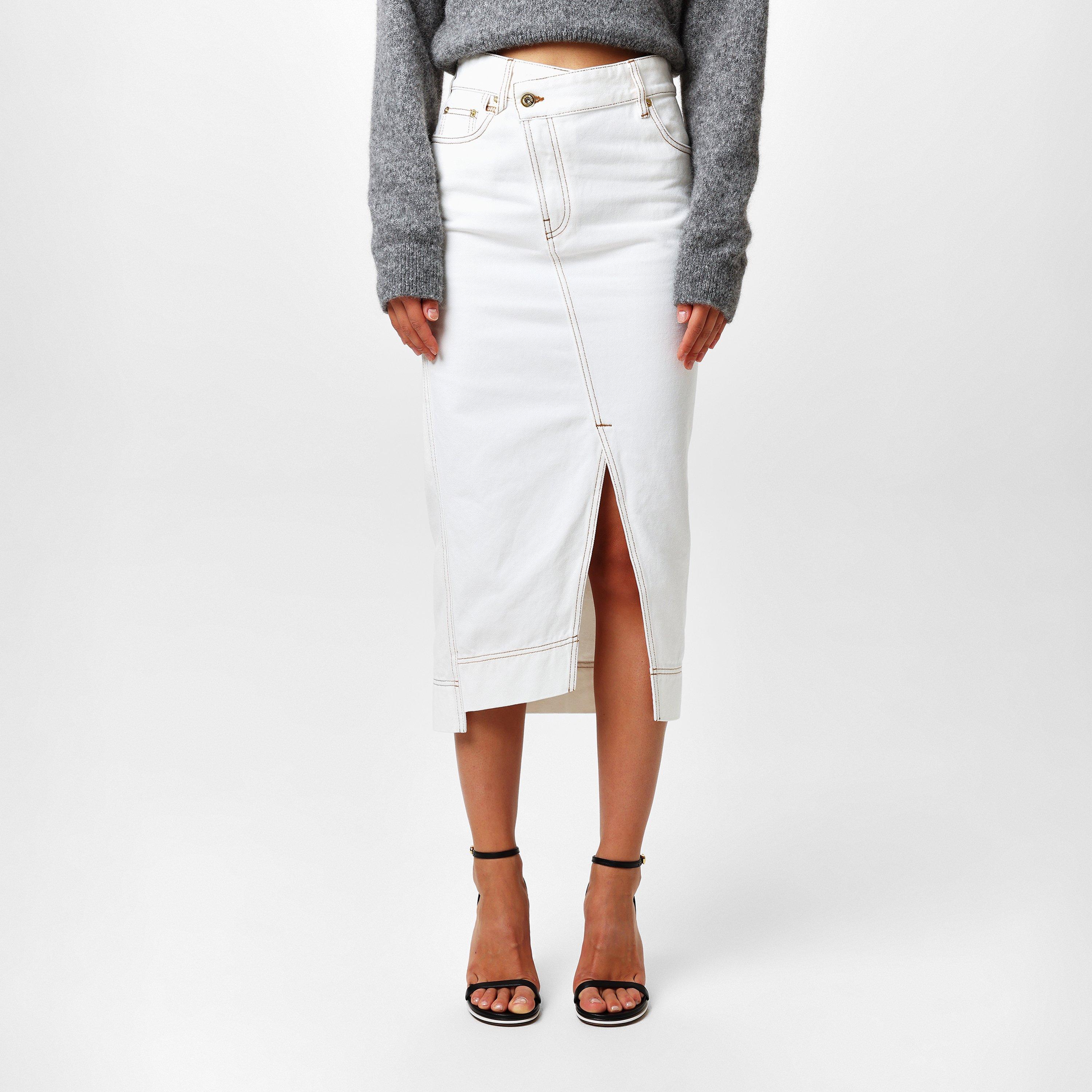 Jacquemus La Jupe De-Nimes Midi Skirt | Flannels