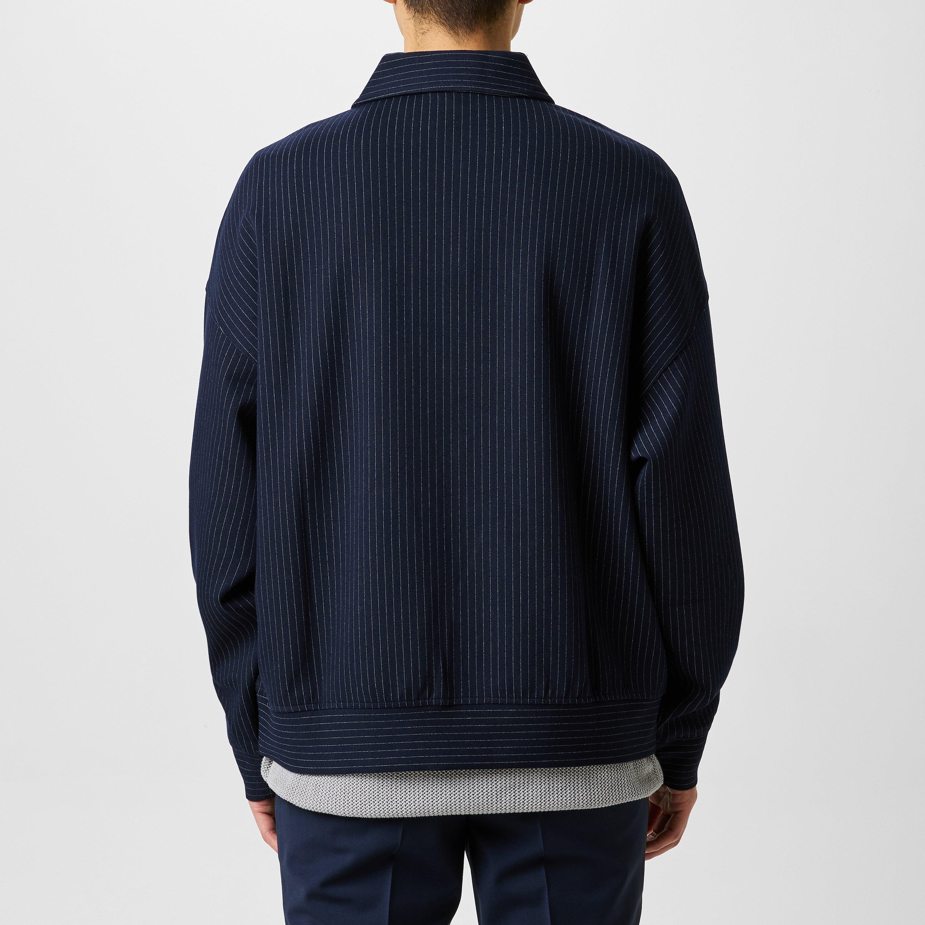 Blu Navy - Emporio Armani - Pinstripe Top - 3