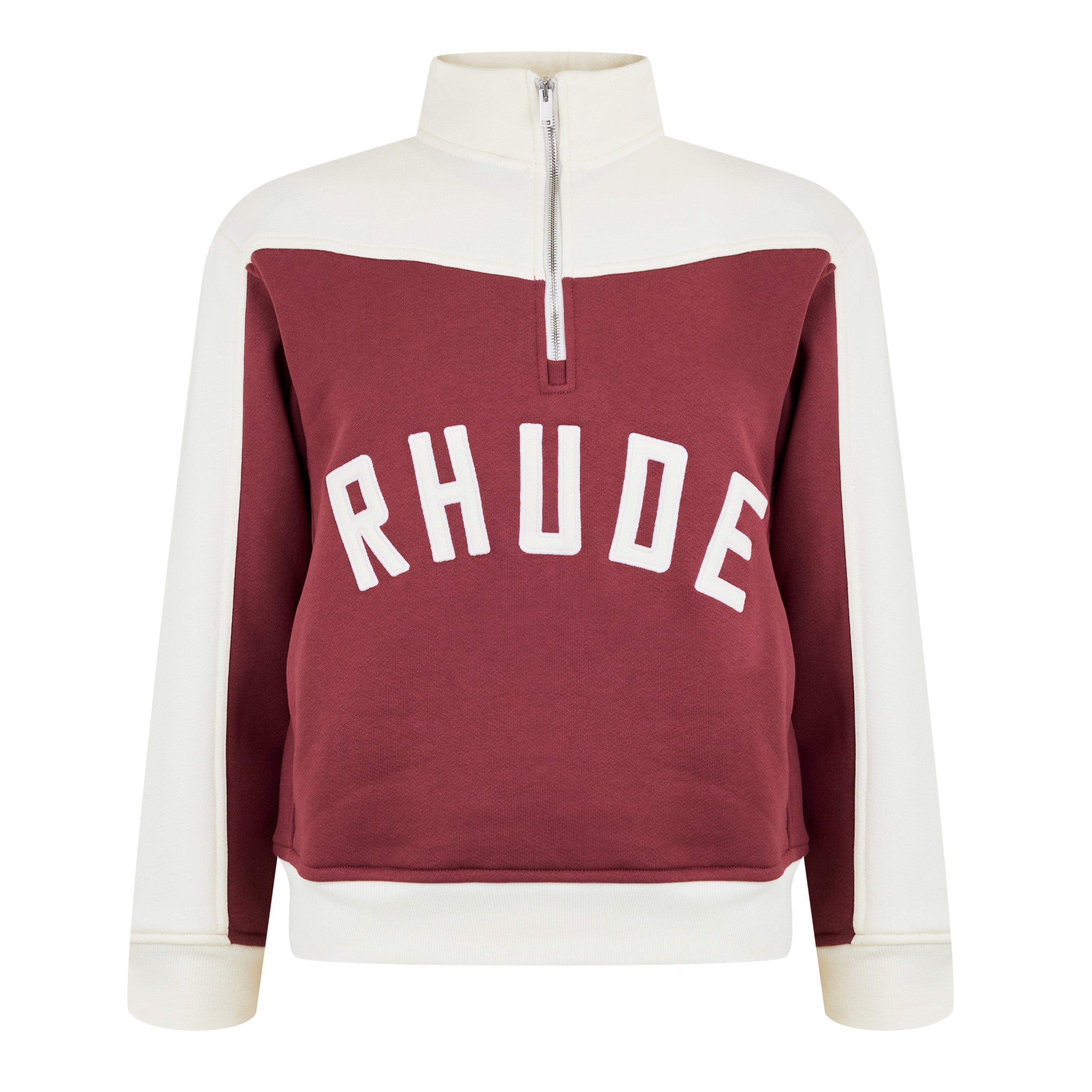 Maroon 2311 - Rhude - Chamonix Quarter Zip Top - 5
